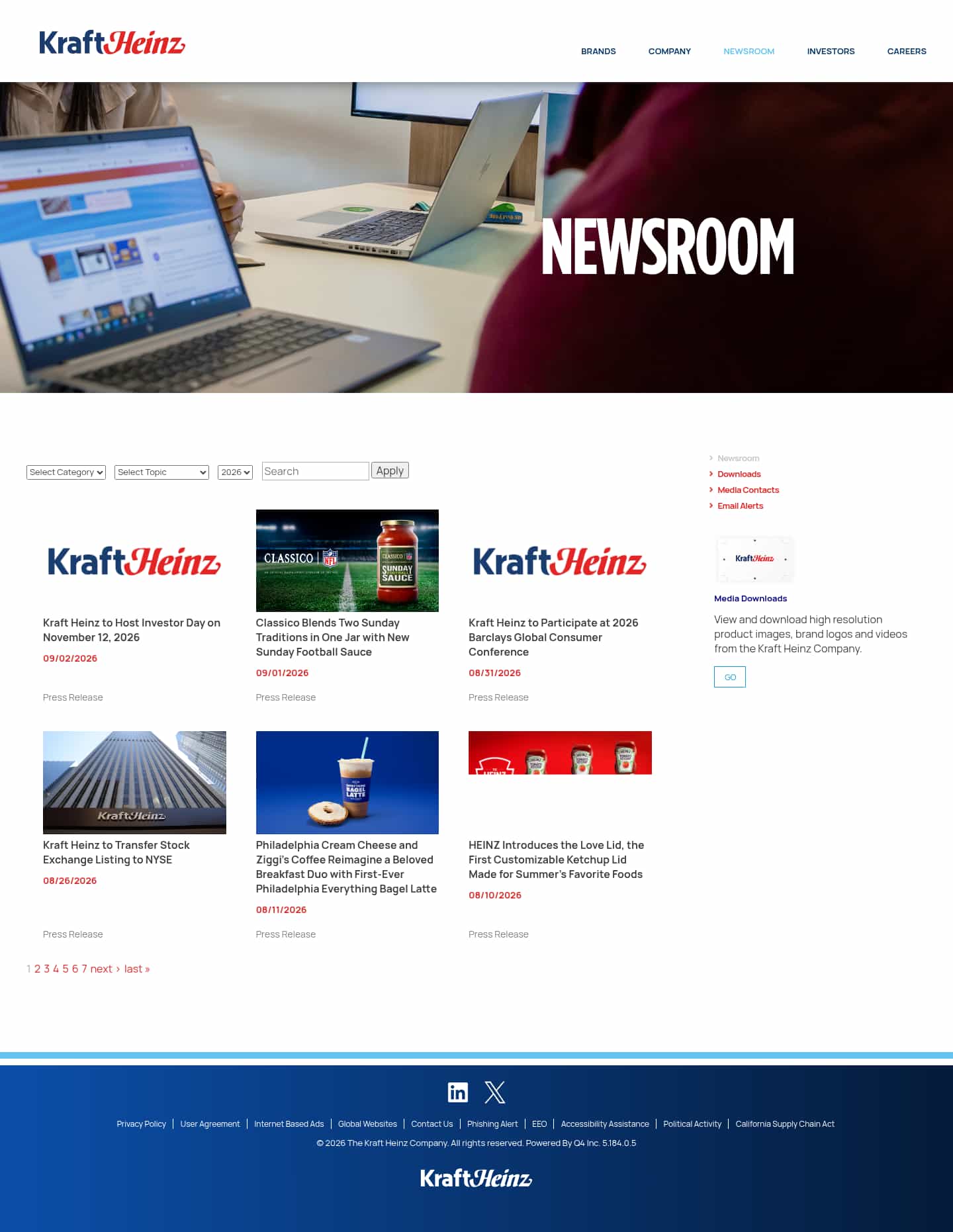 Latest website image capture