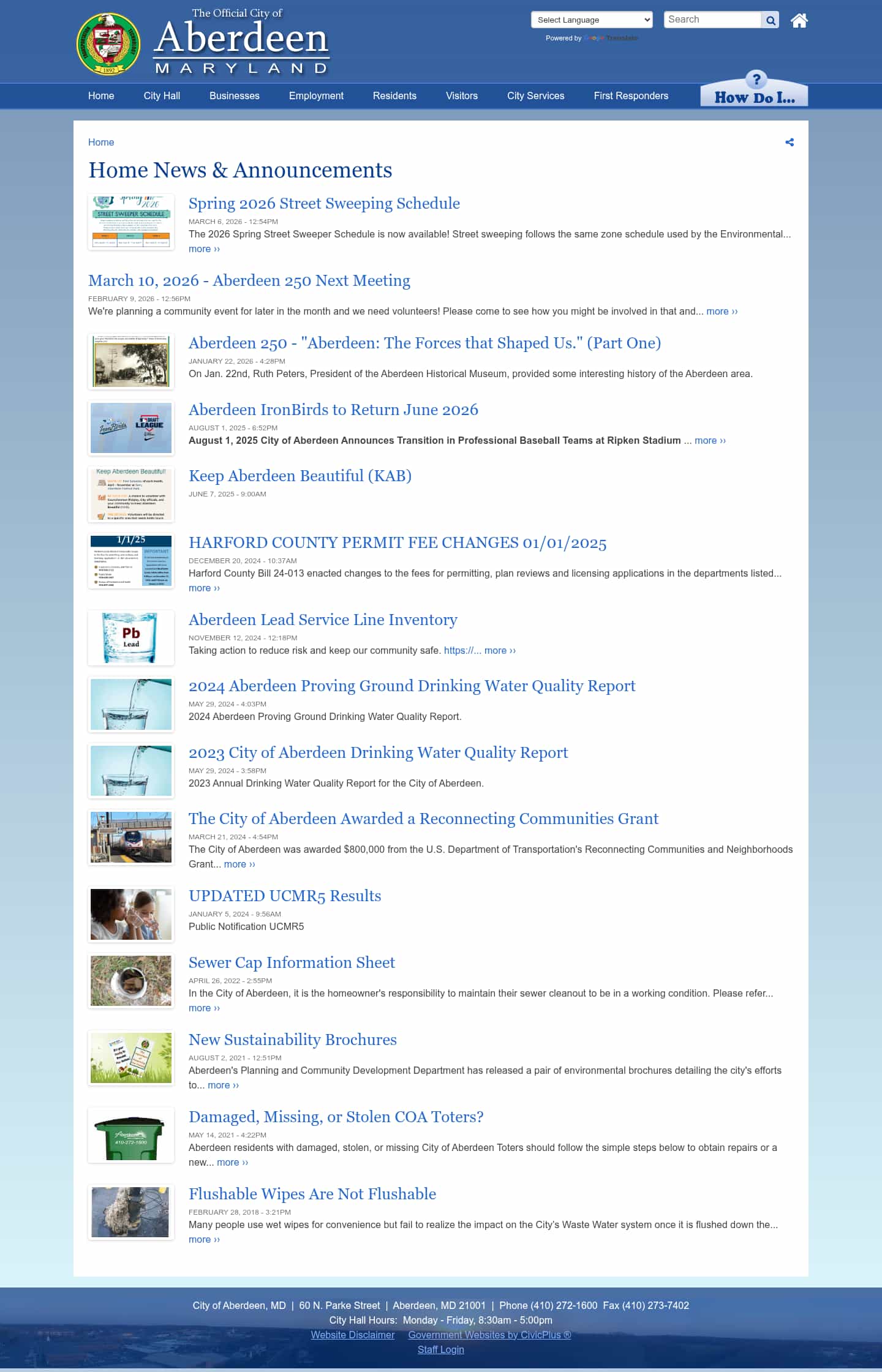 Latest website image capture