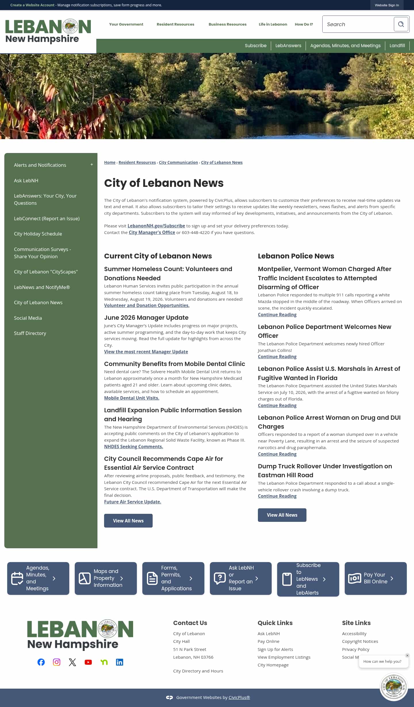Latest website image capture