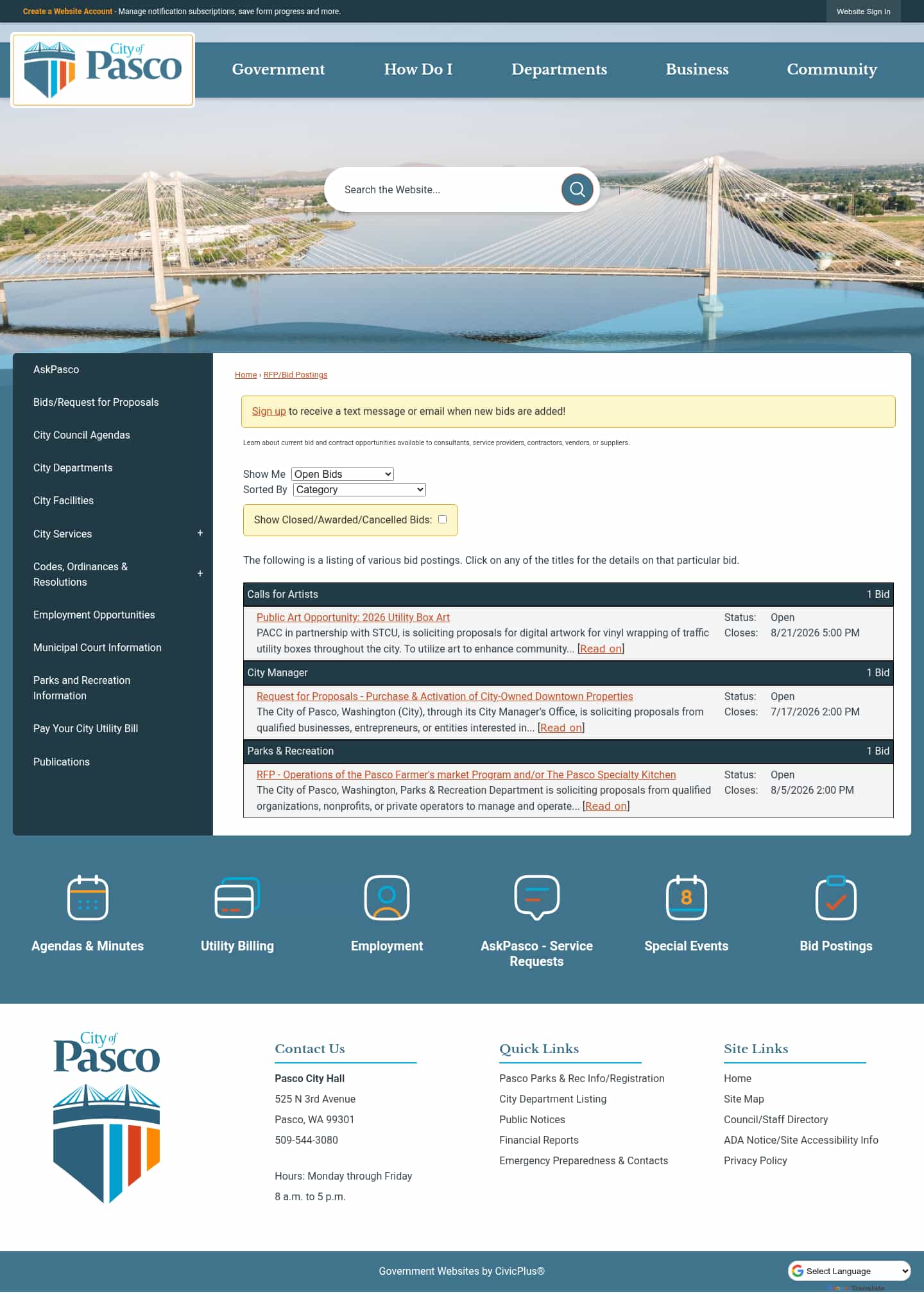 Latest website image capture