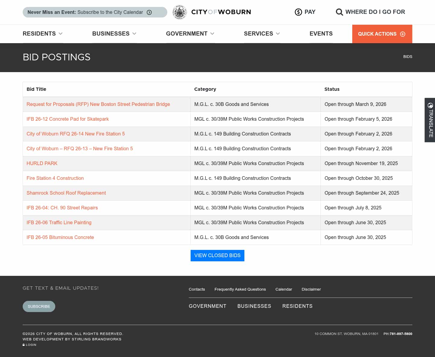 Latest website image capture