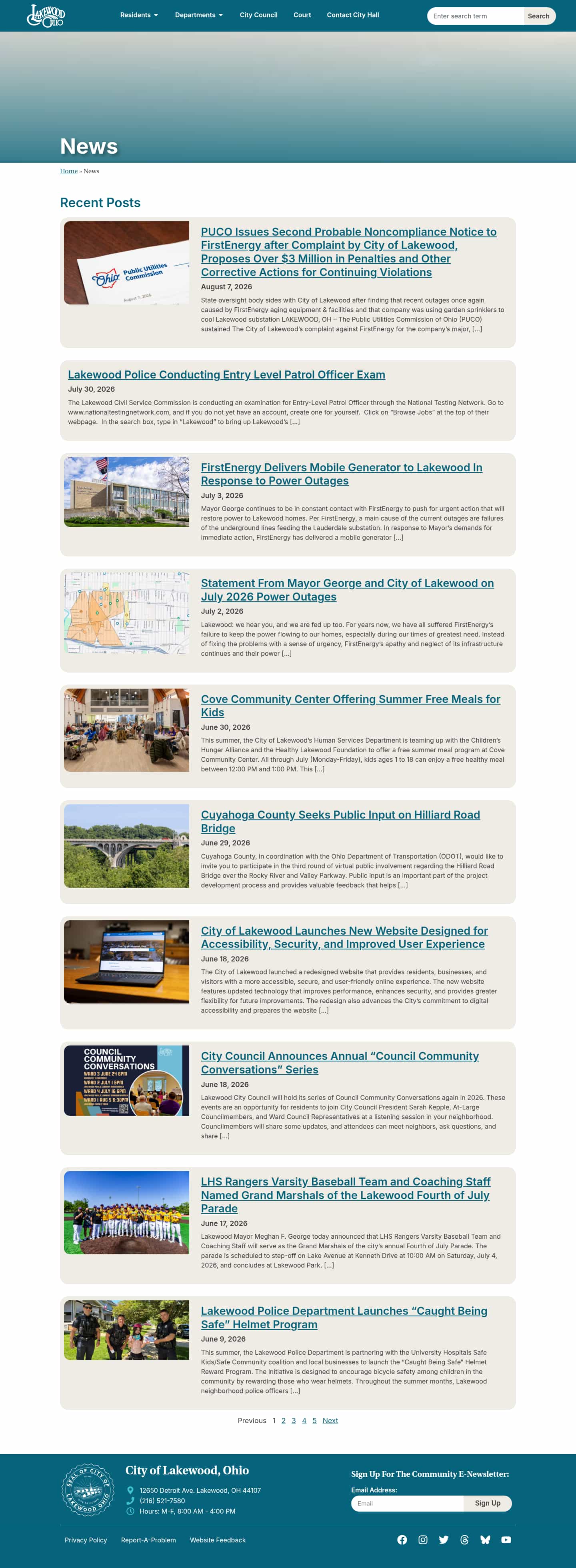 Latest website image capture