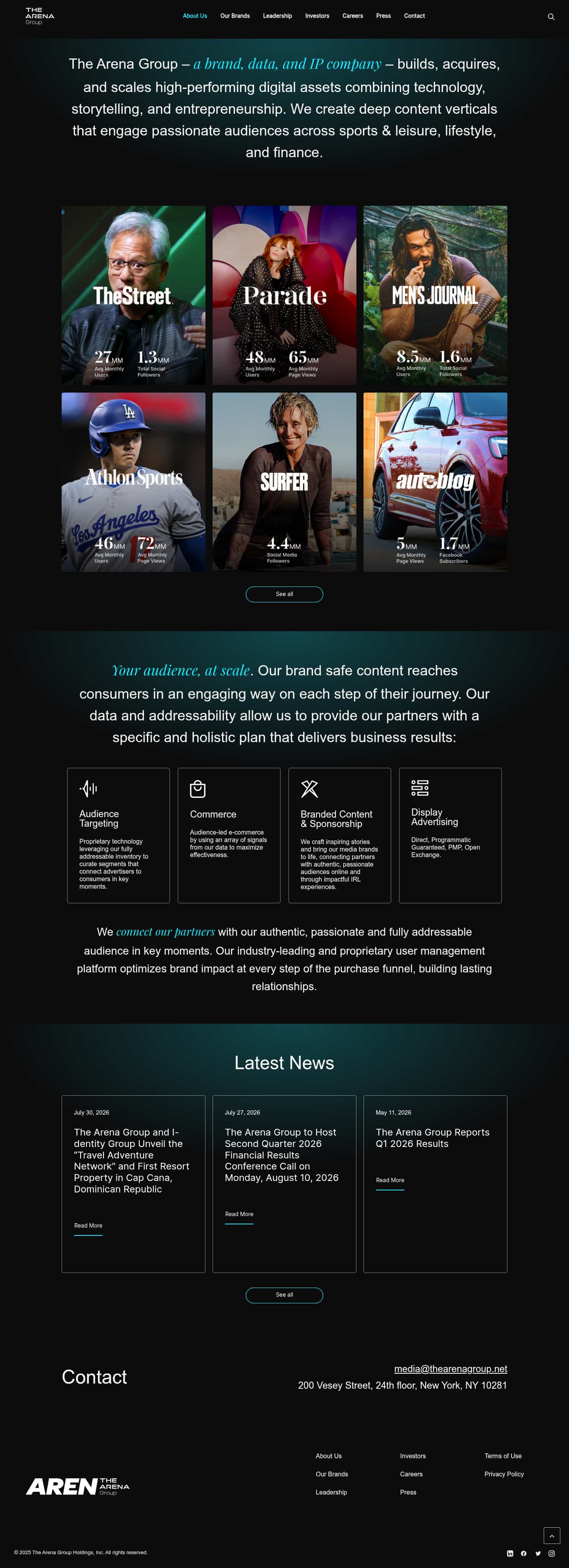 Latest website image capture
