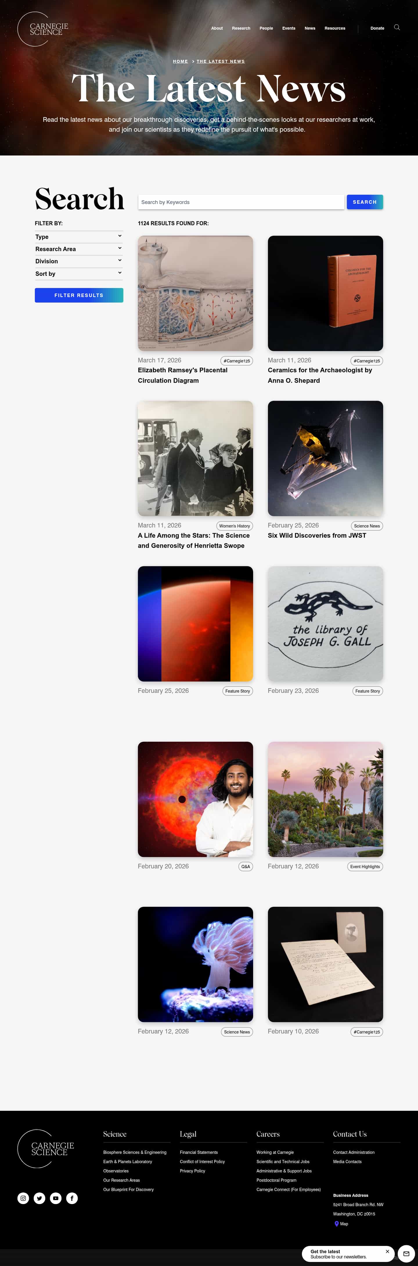 Latest website image capture