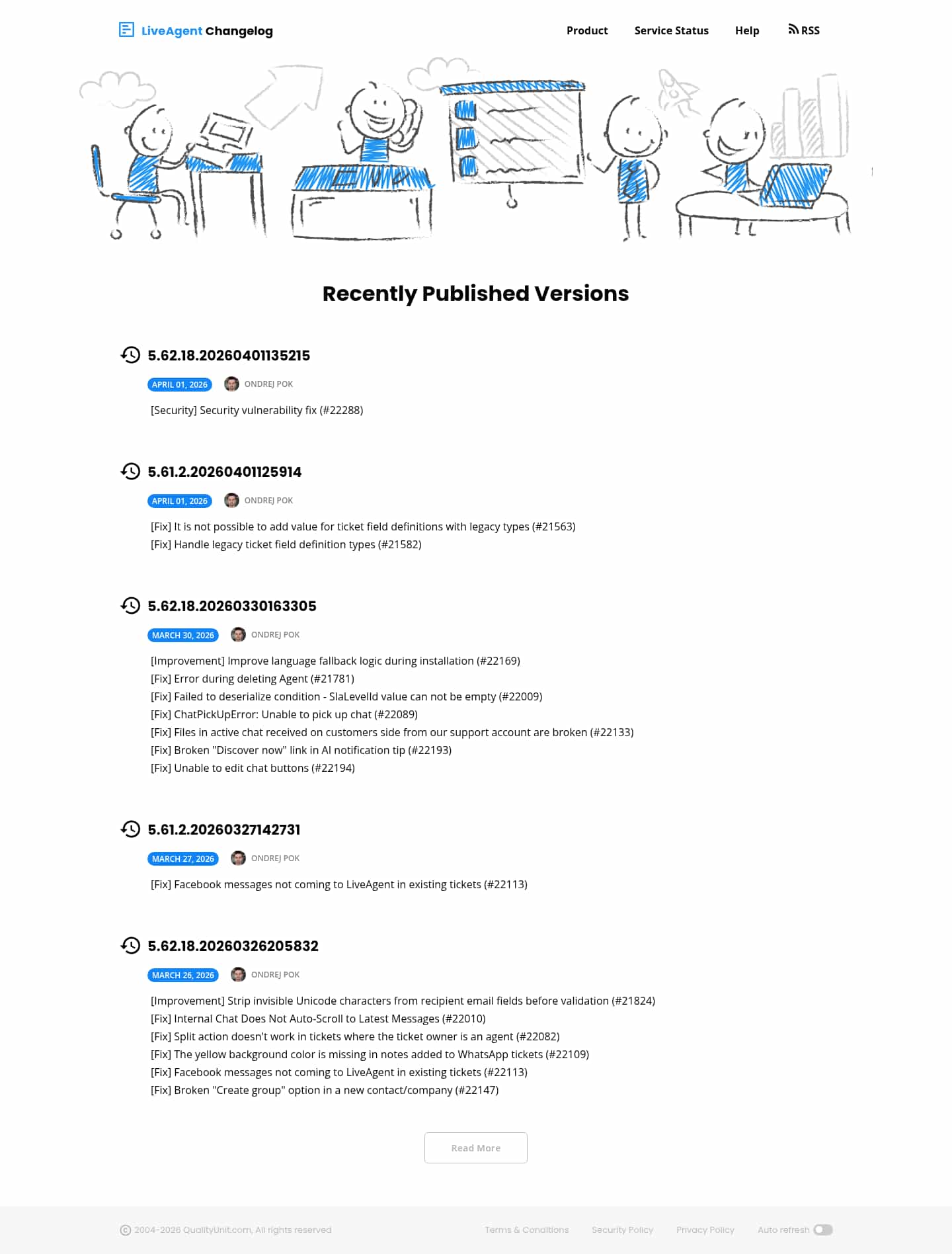 Latest website image capture