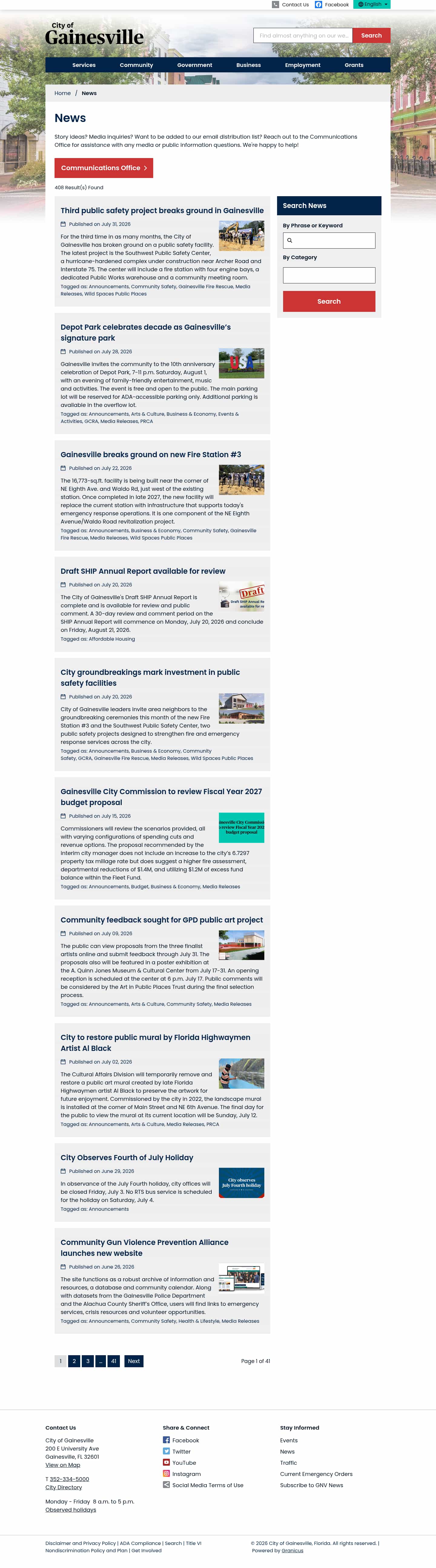 Latest website image capture