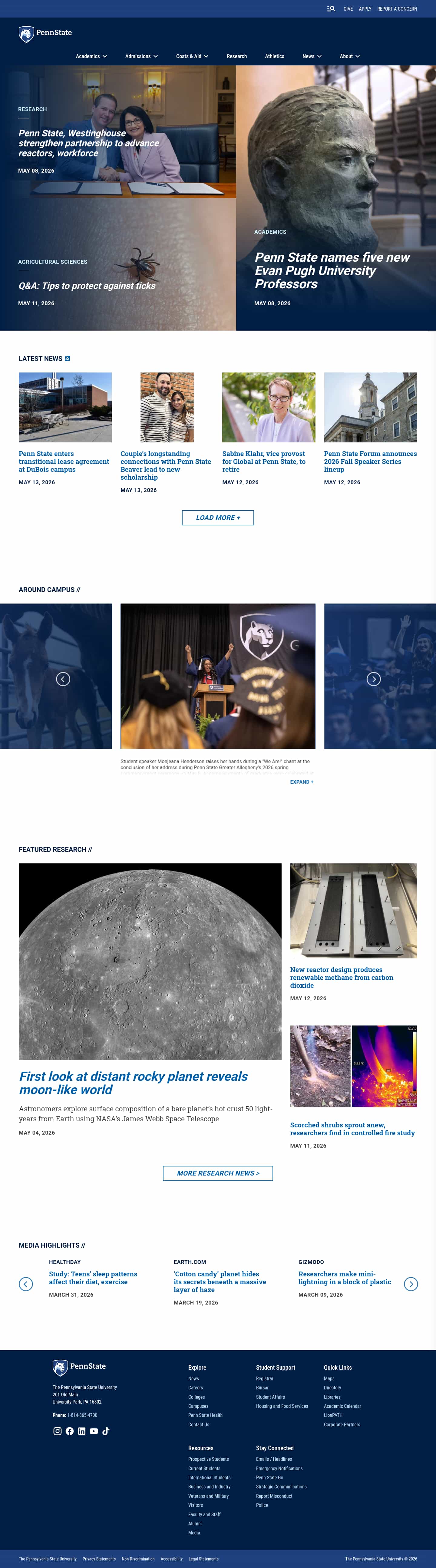 Latest website image capture