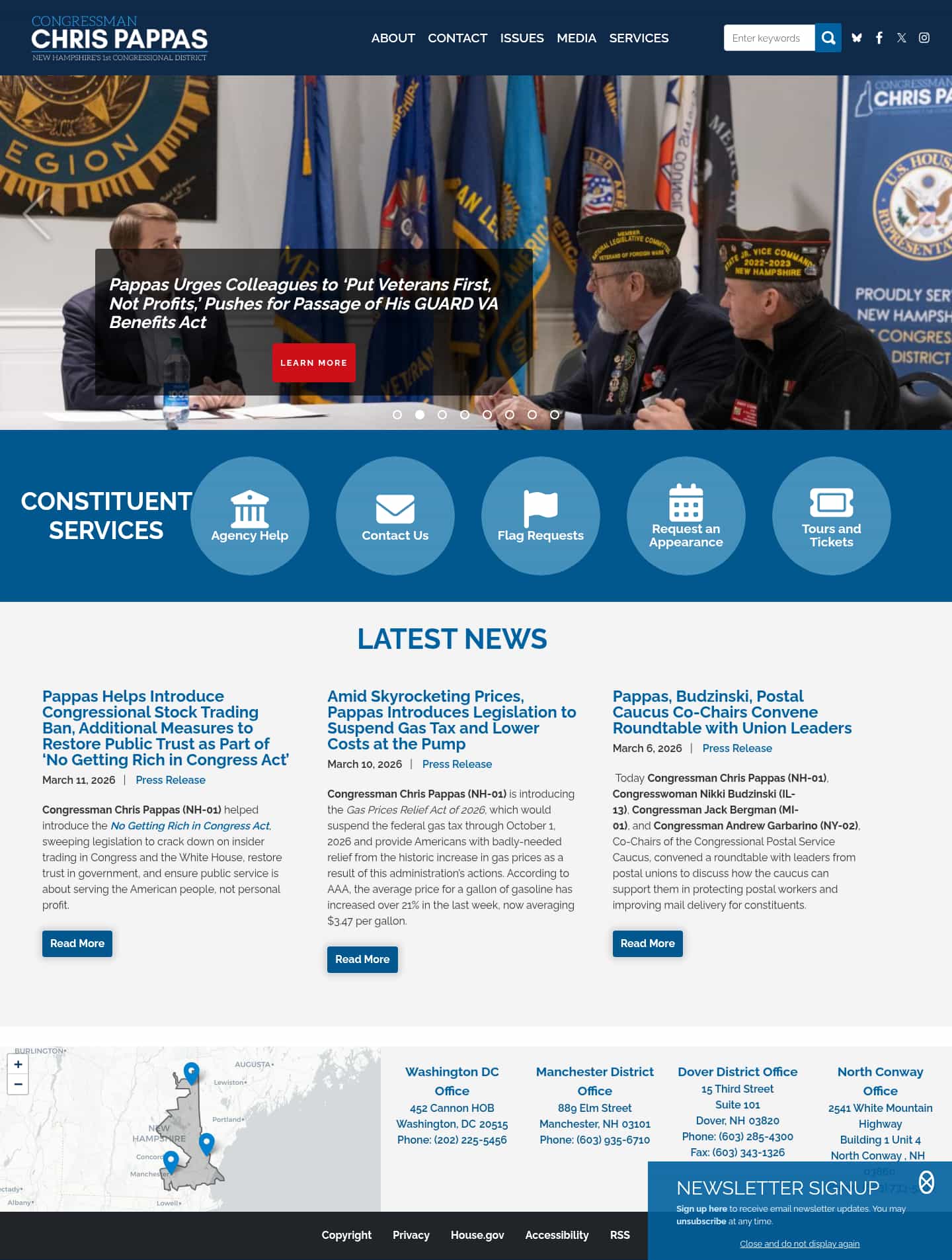 Latest website image capture