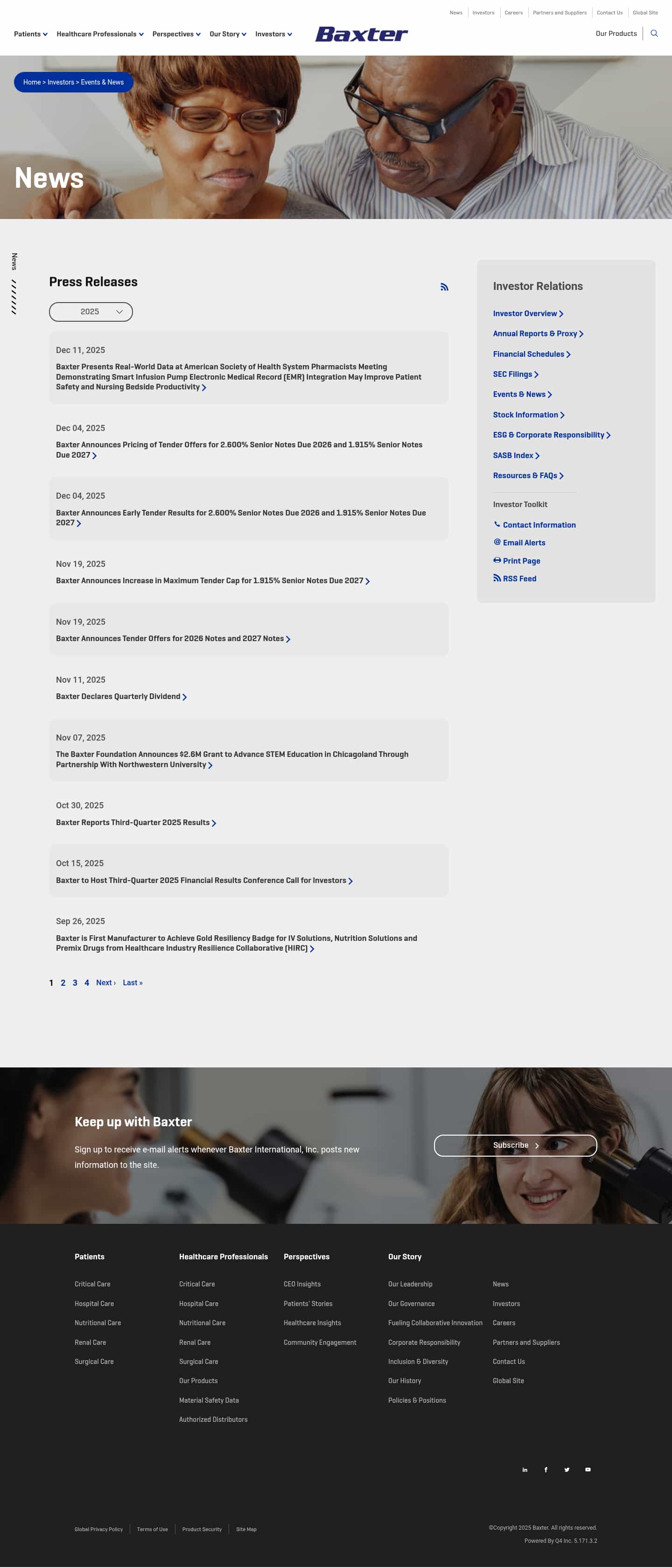 Latest website image capture