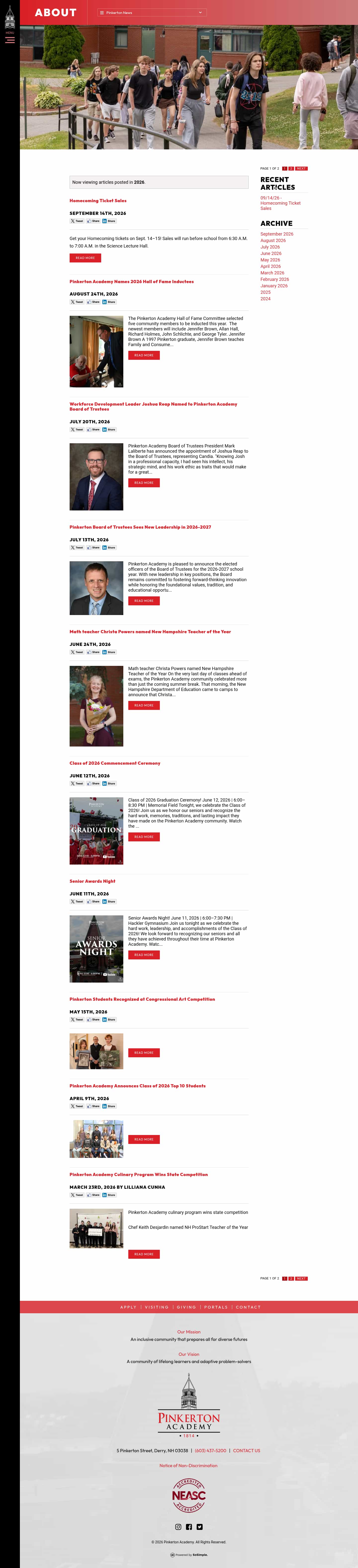 Latest website image capture