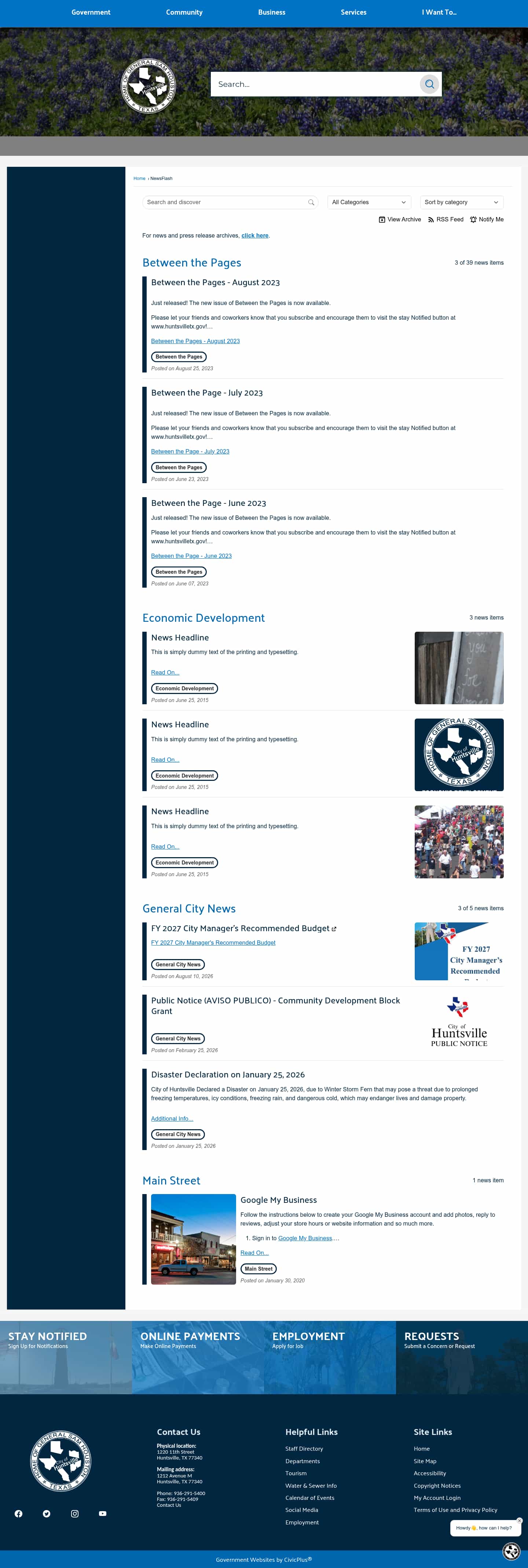 Latest website image capture