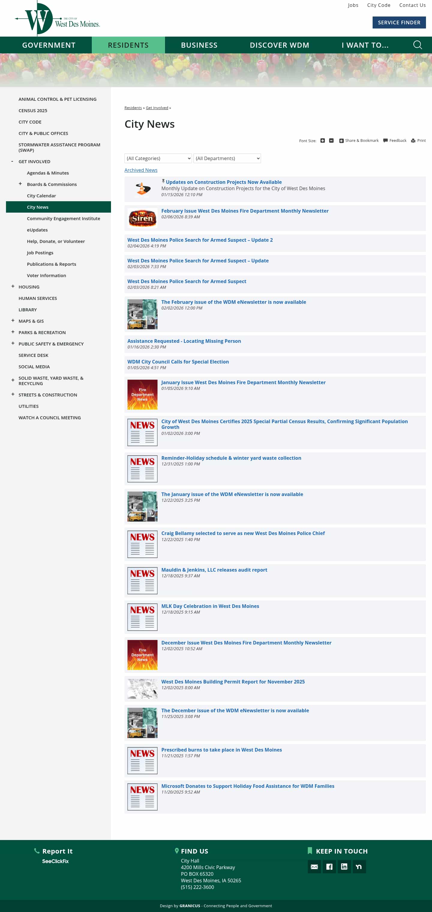 Latest website image capture