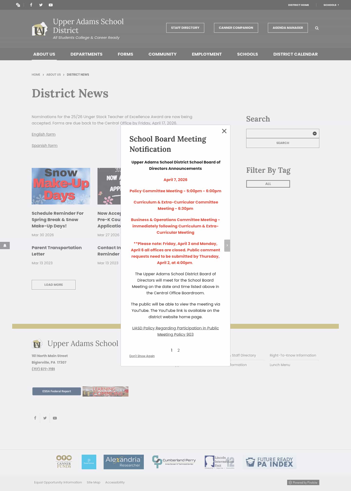 Latest website image capture