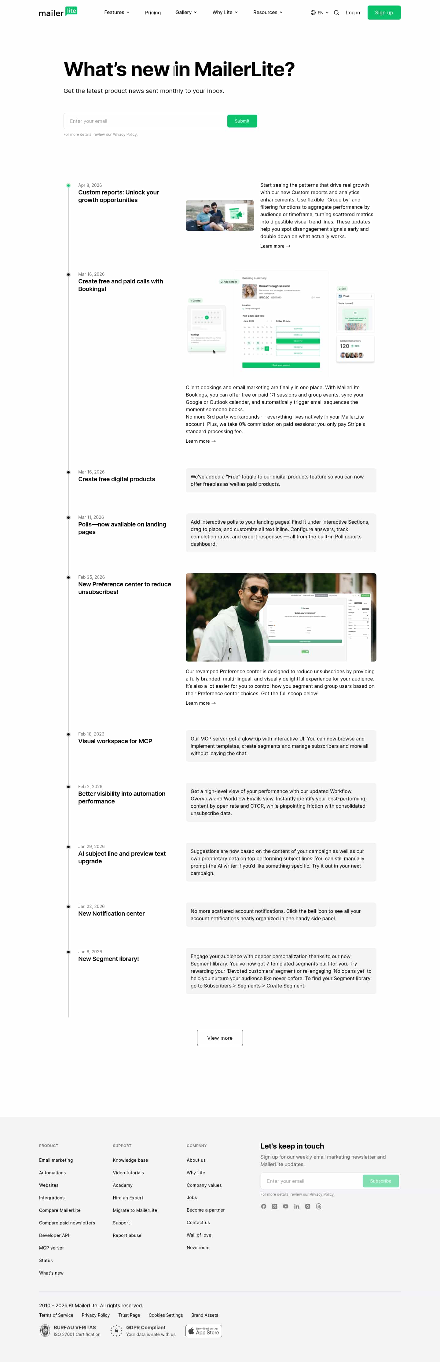 Latest website image capture