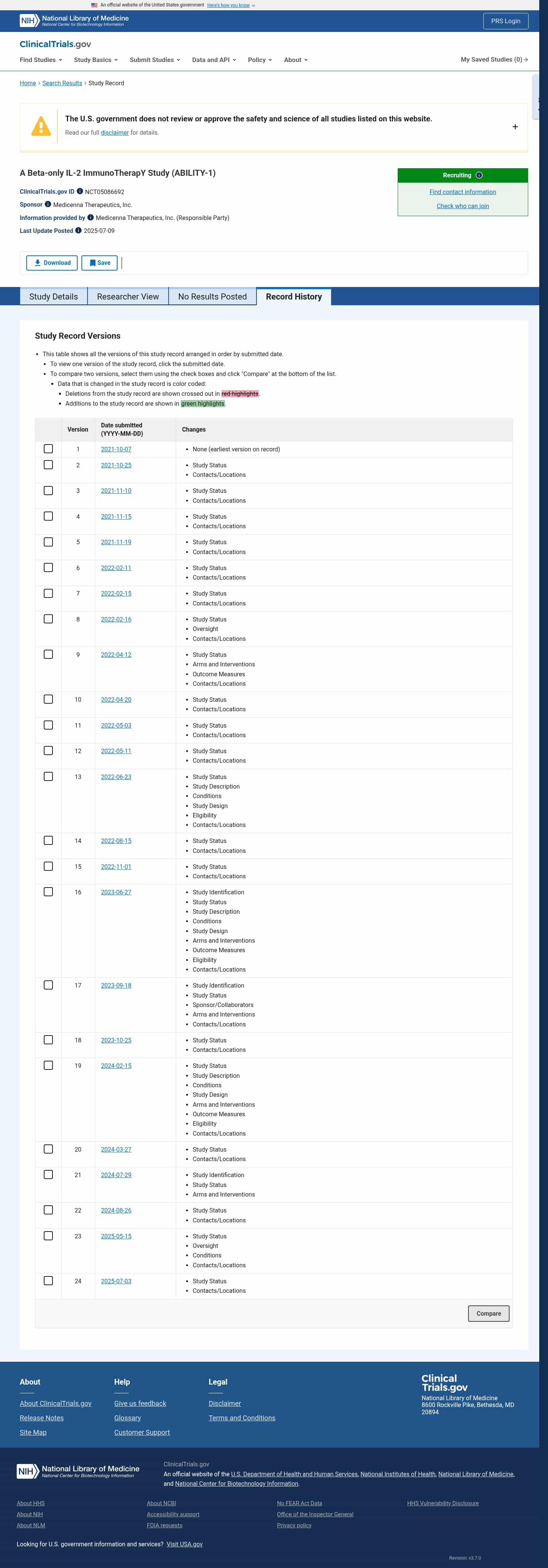 Latest website image capture