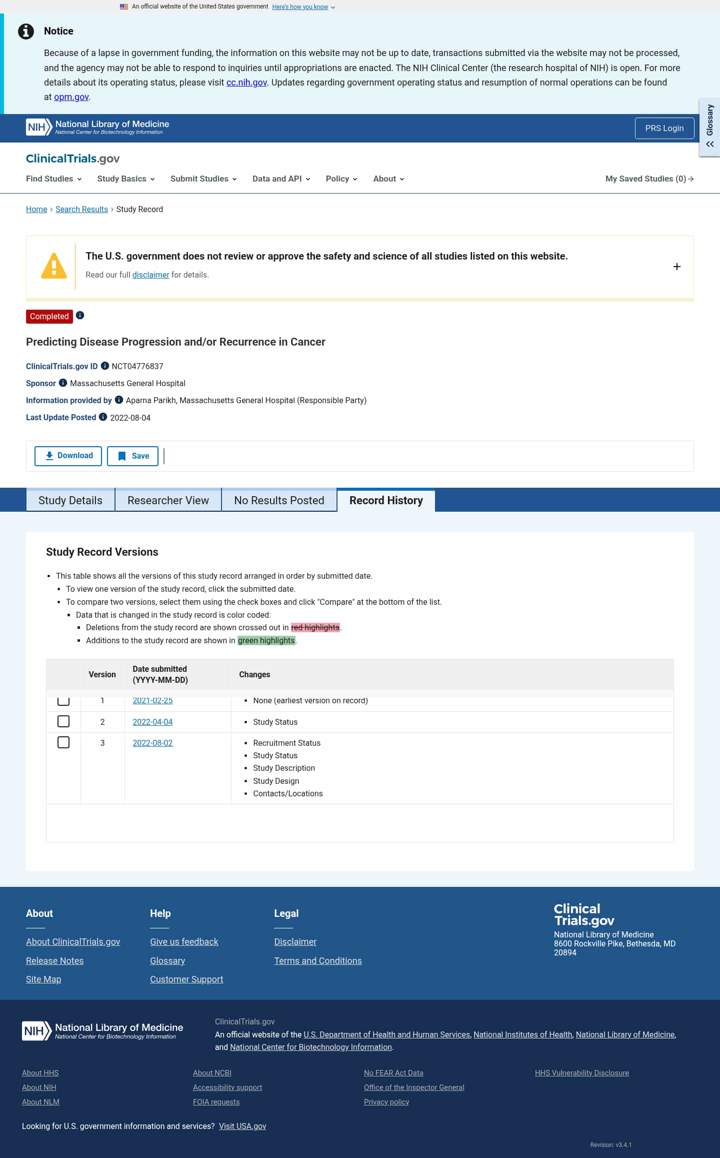 Latest website image capture
