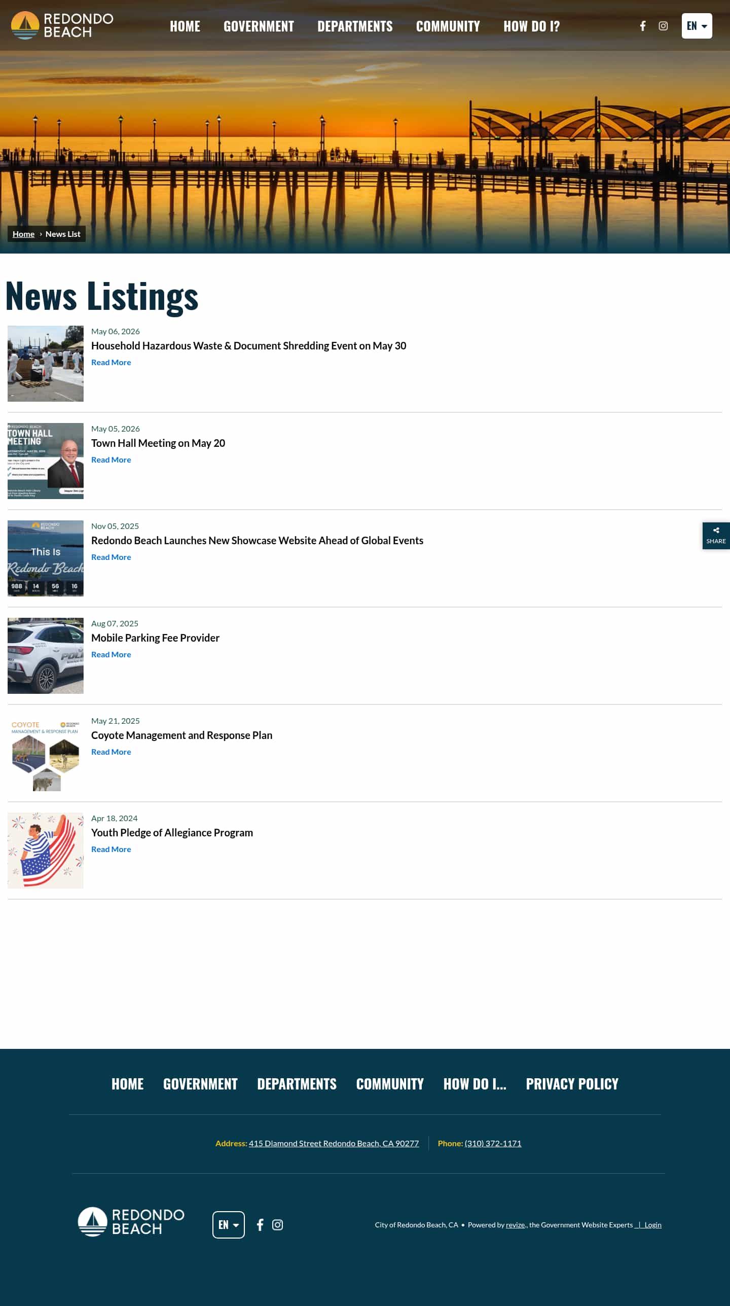 Latest website image capture
