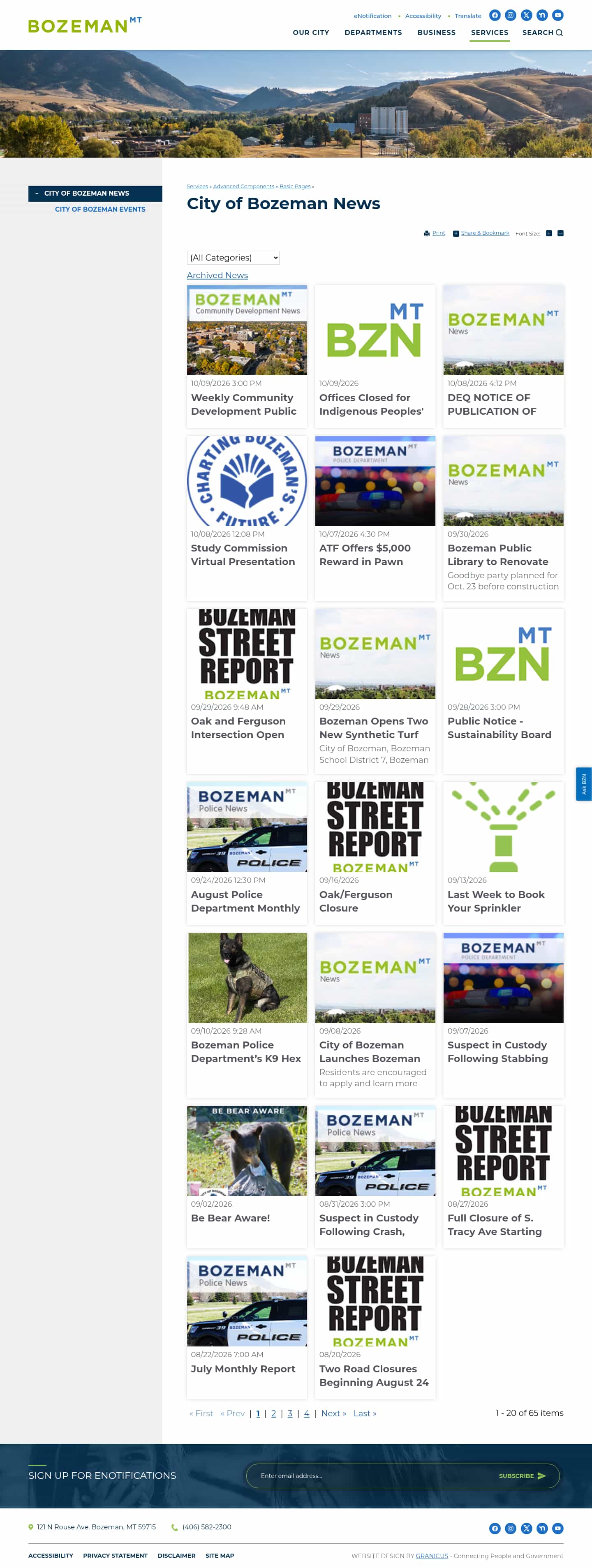 Latest website image capture