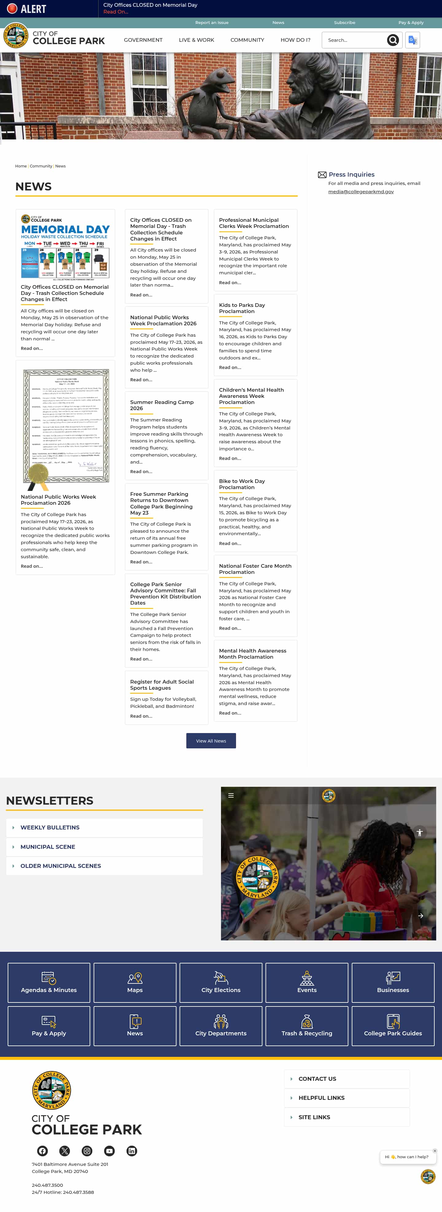Latest website image capture