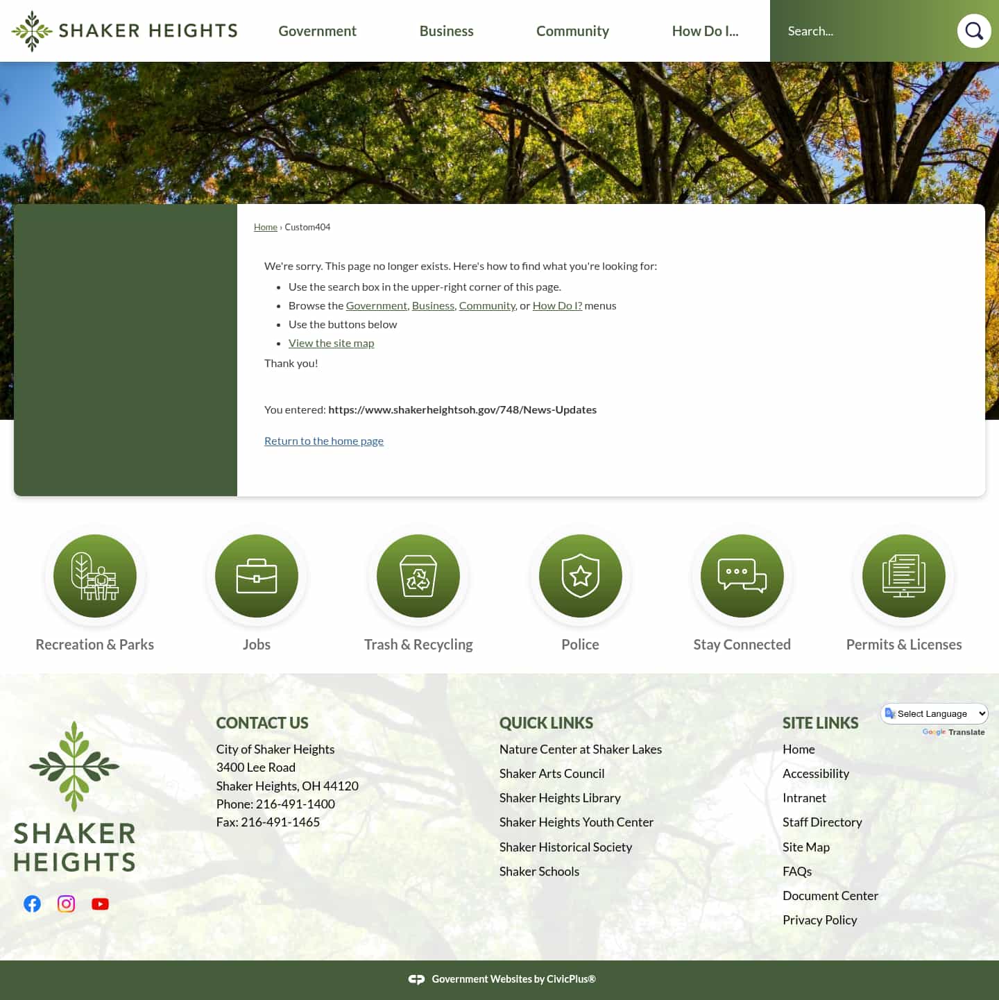 Latest website image capture