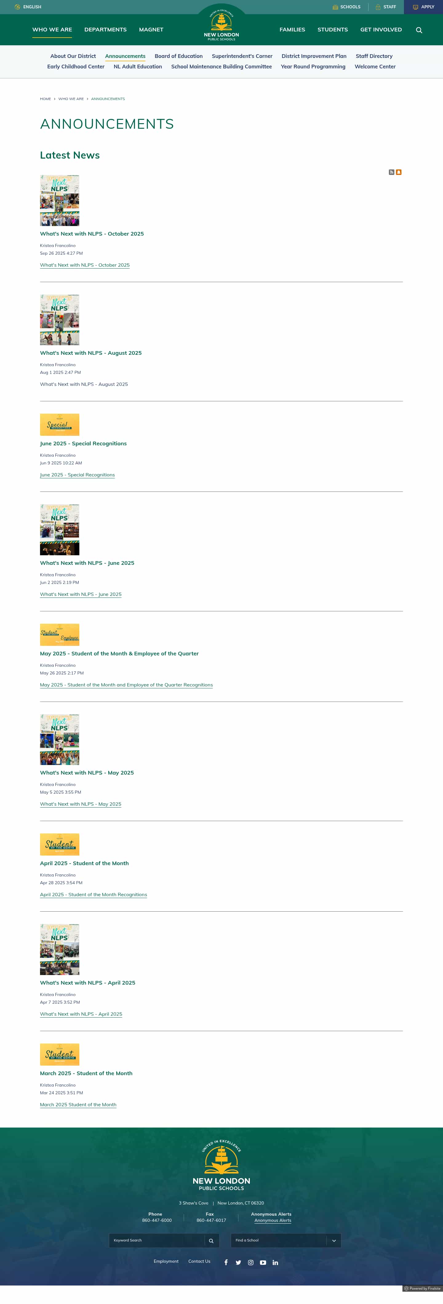 Latest website image capture