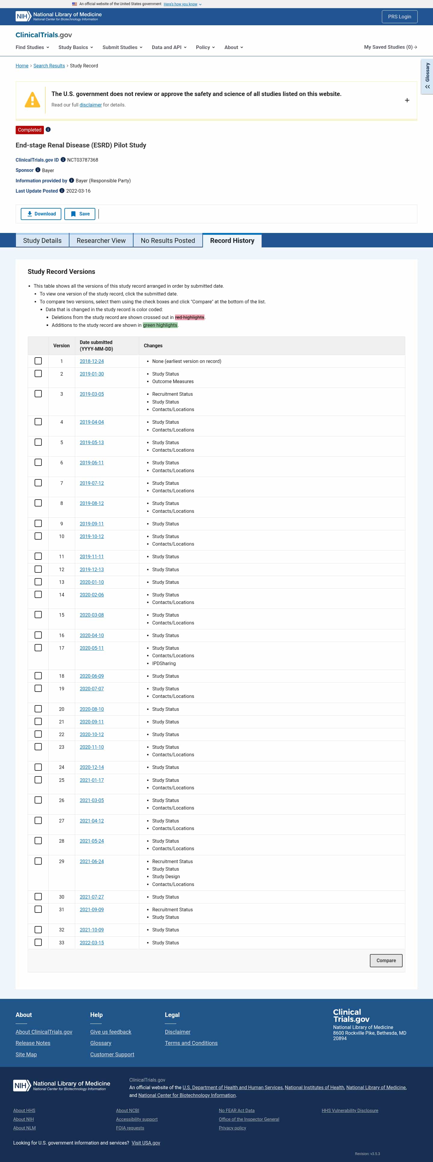 Latest website image capture