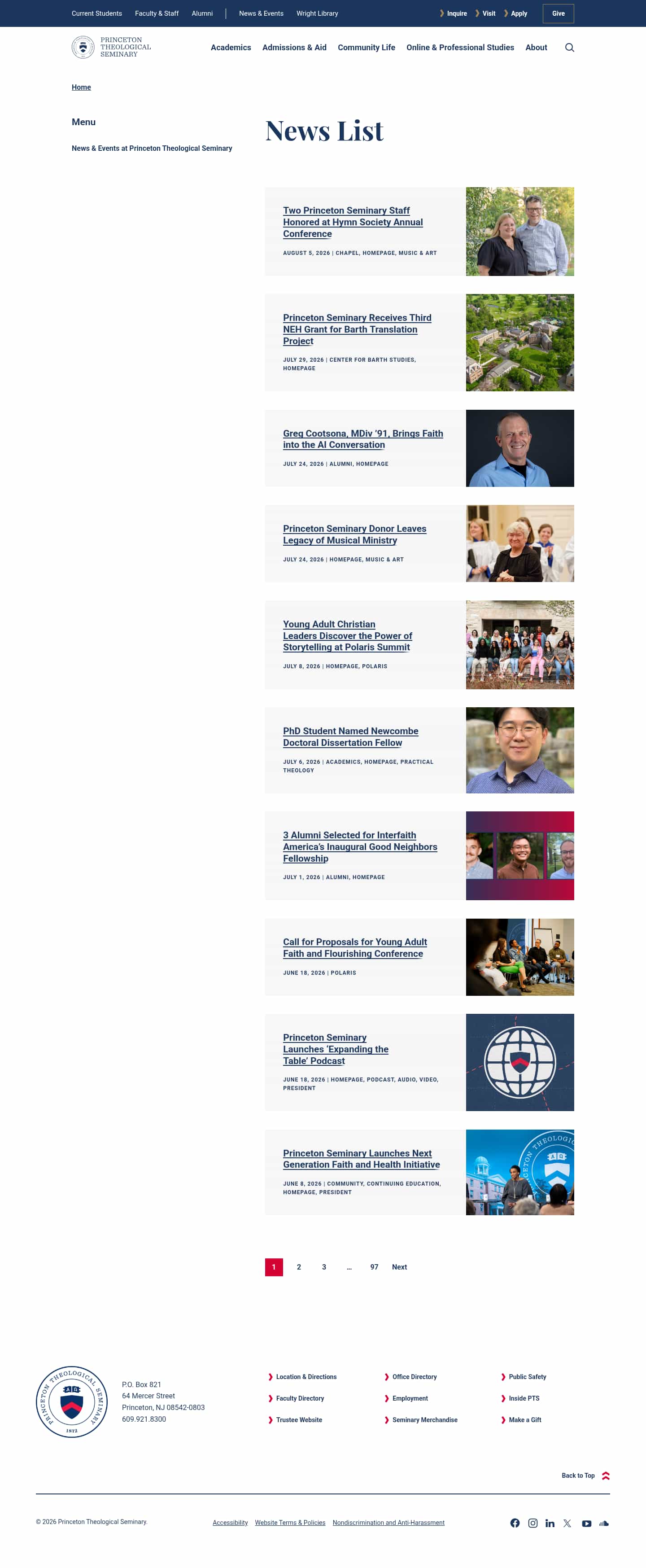Latest website image capture