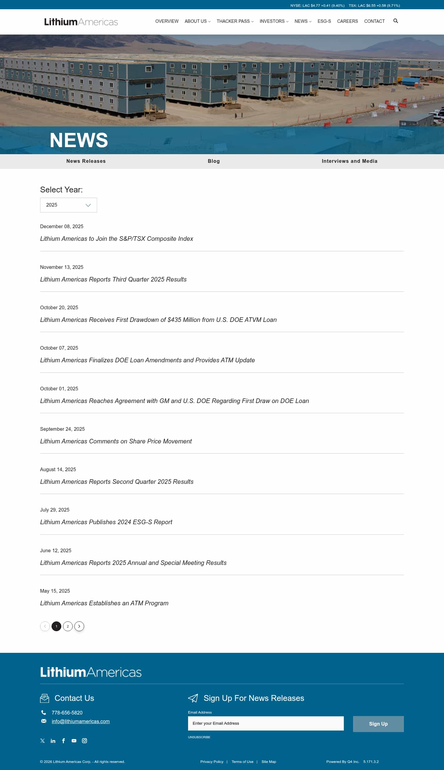 Latest website image capture