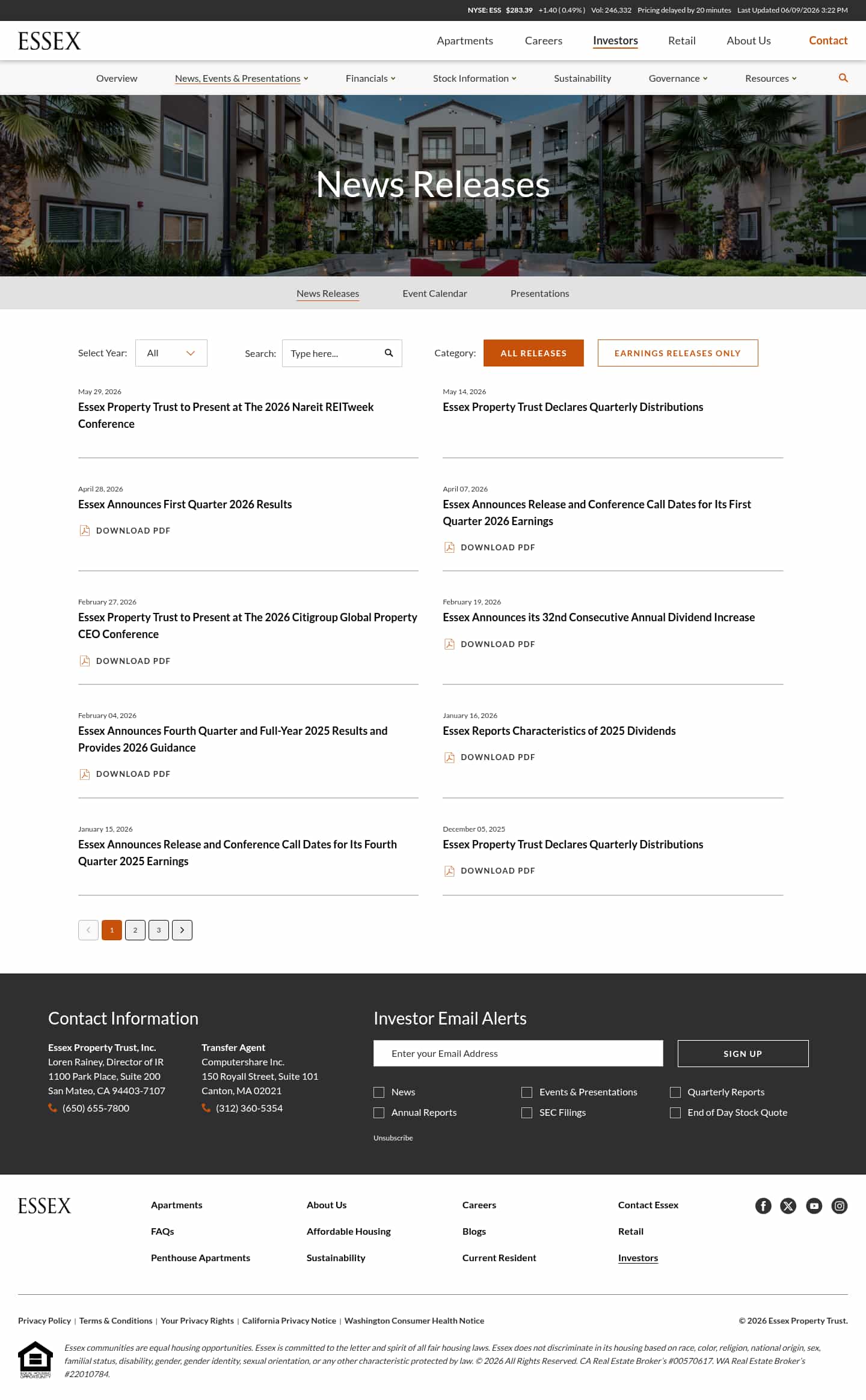 Latest website image capture