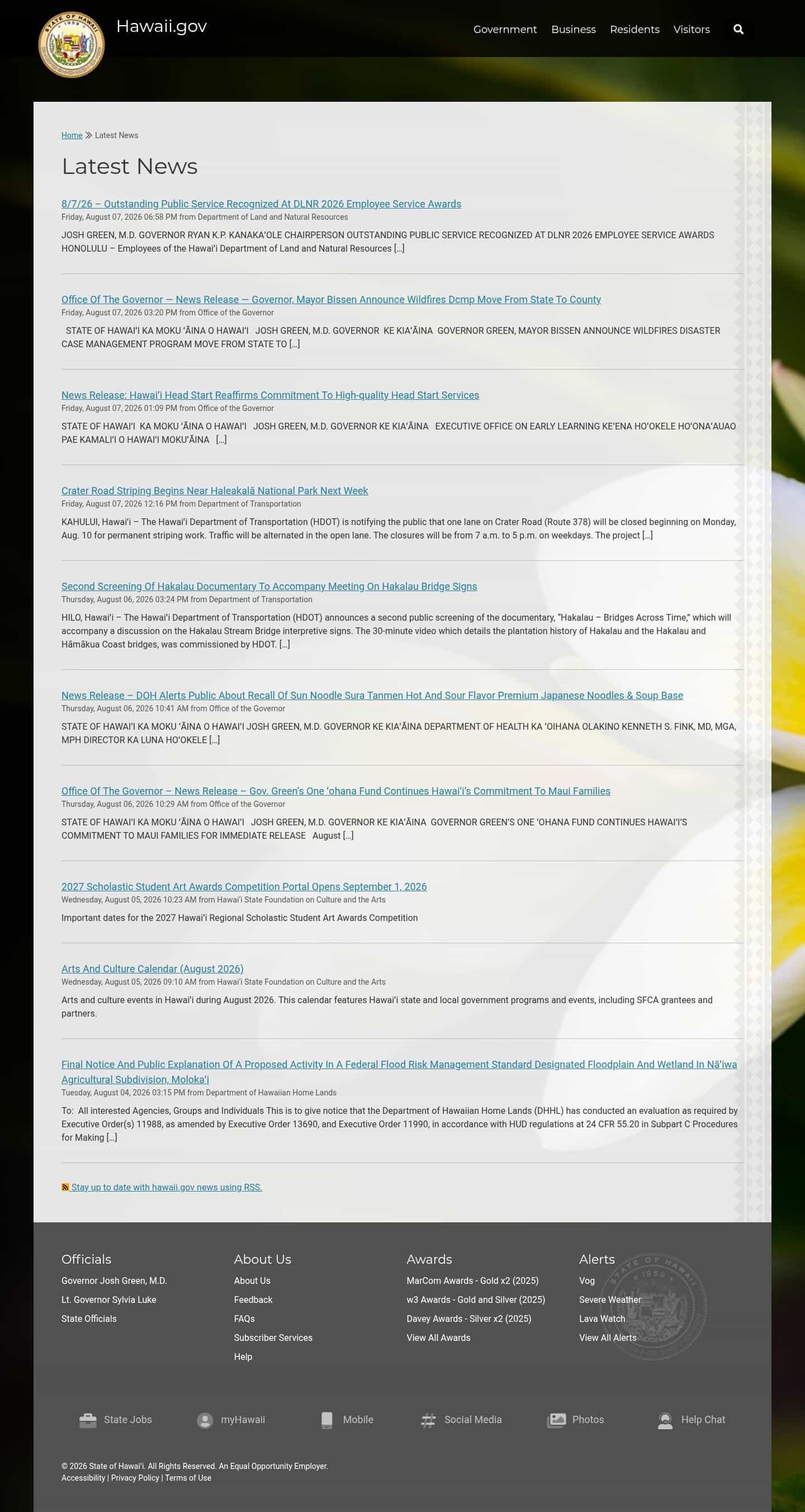 Latest website image capture