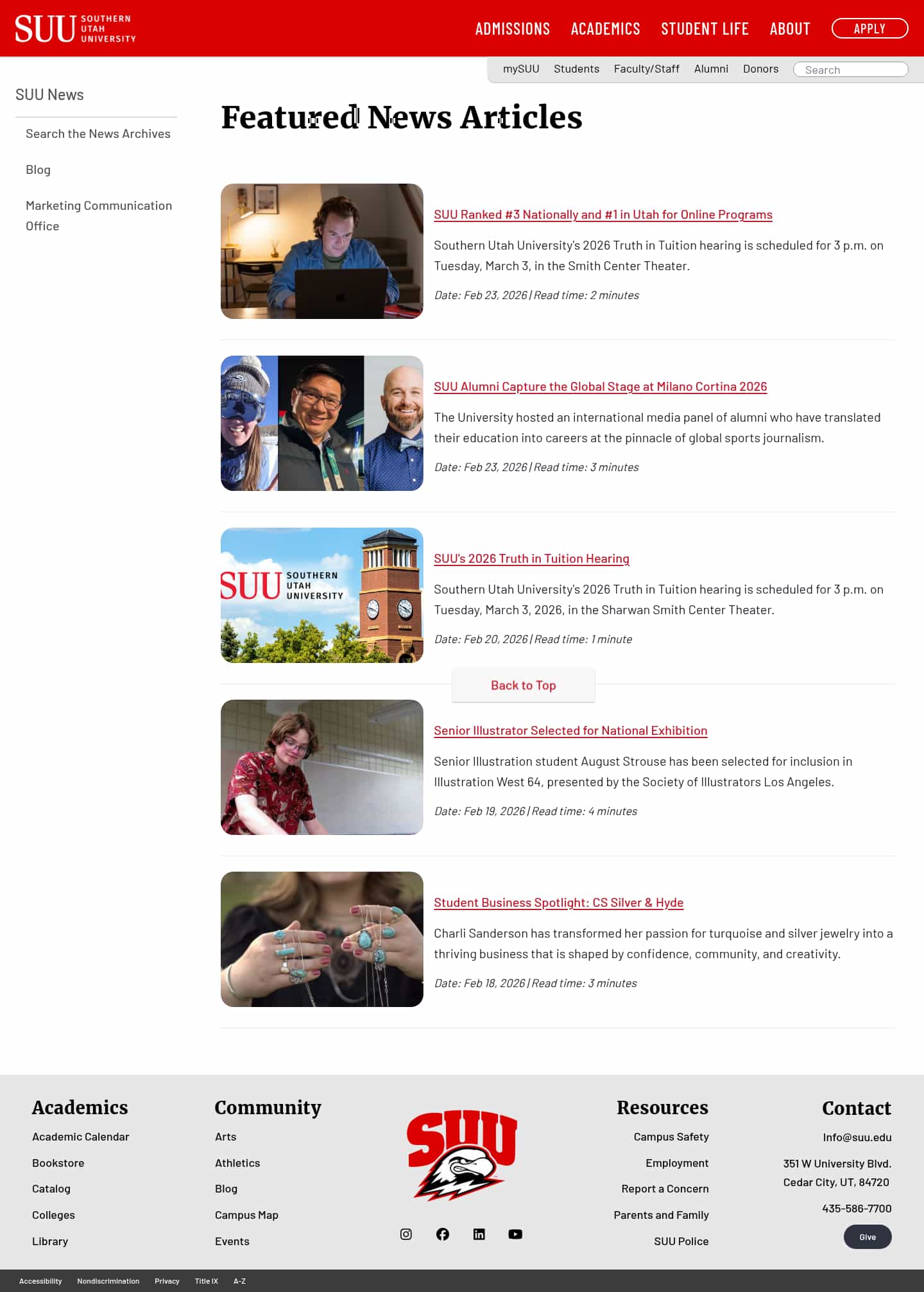 Latest website image capture