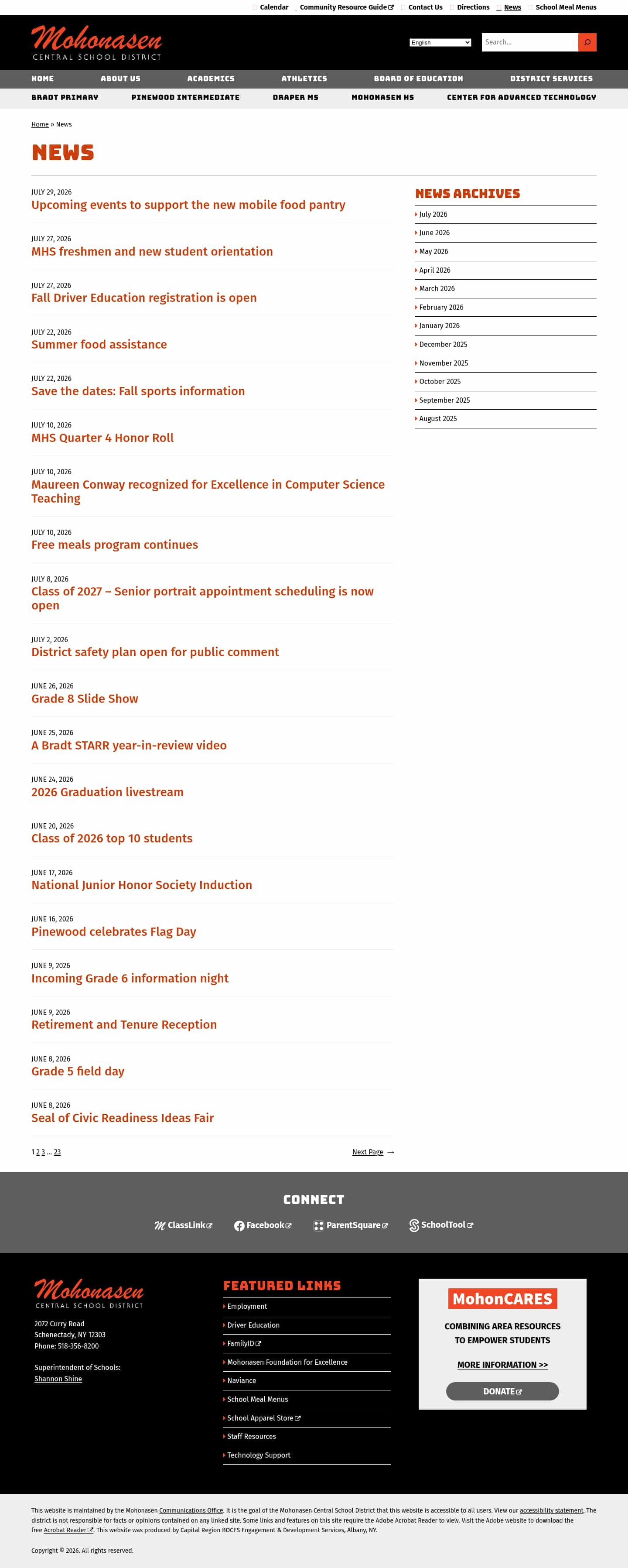 Latest website image capture