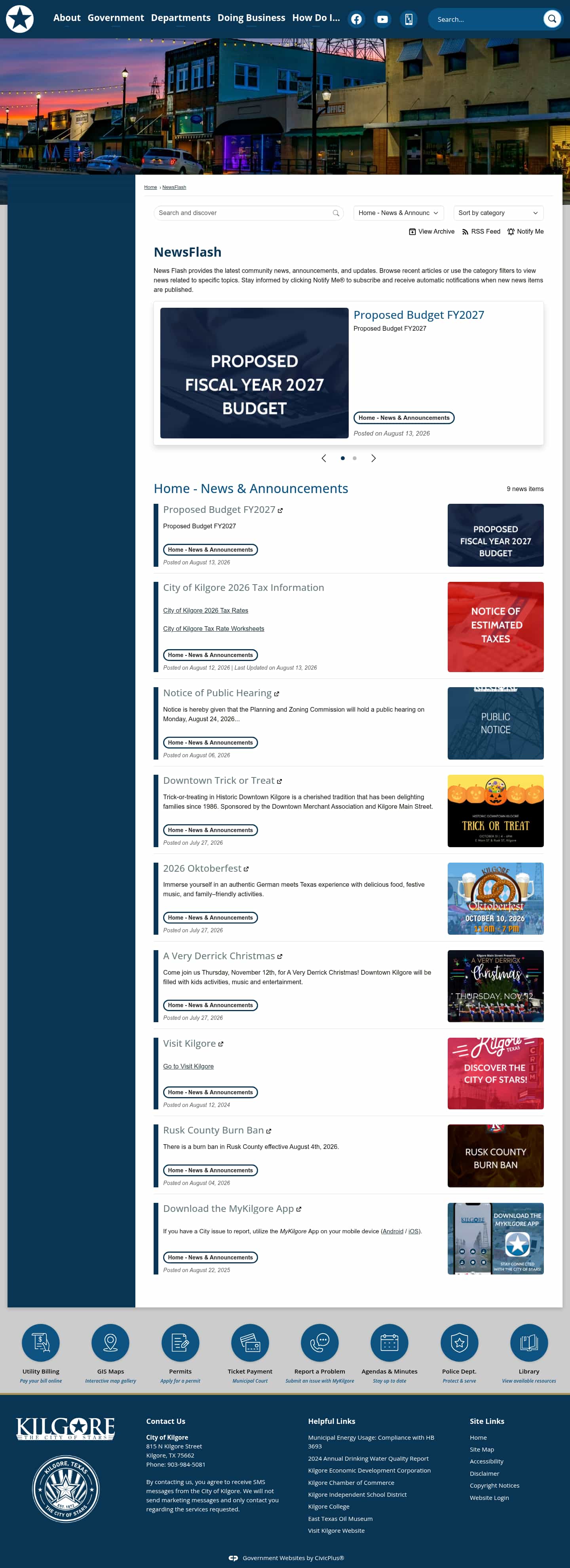 Latest website image capture