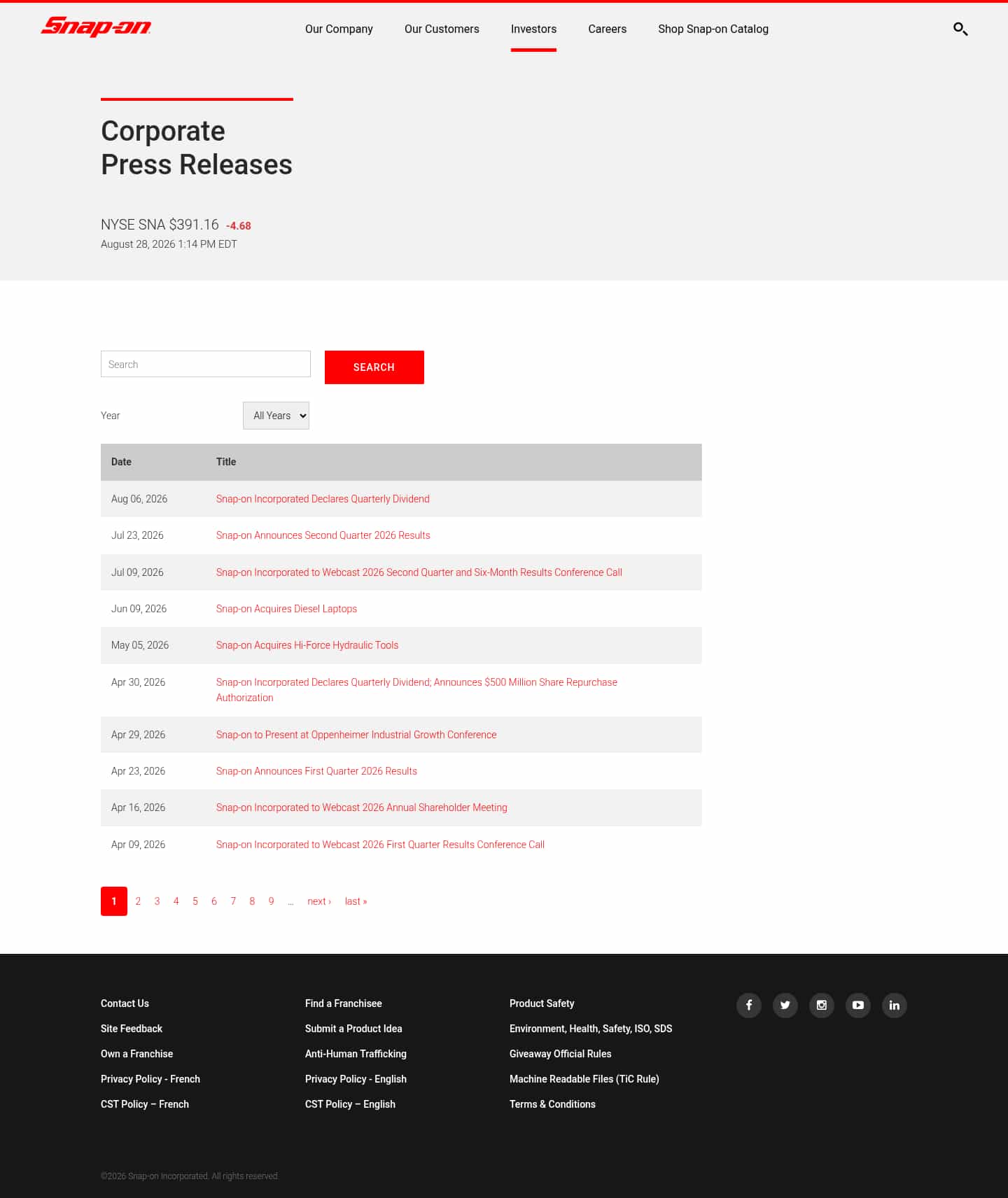 Latest website image capture