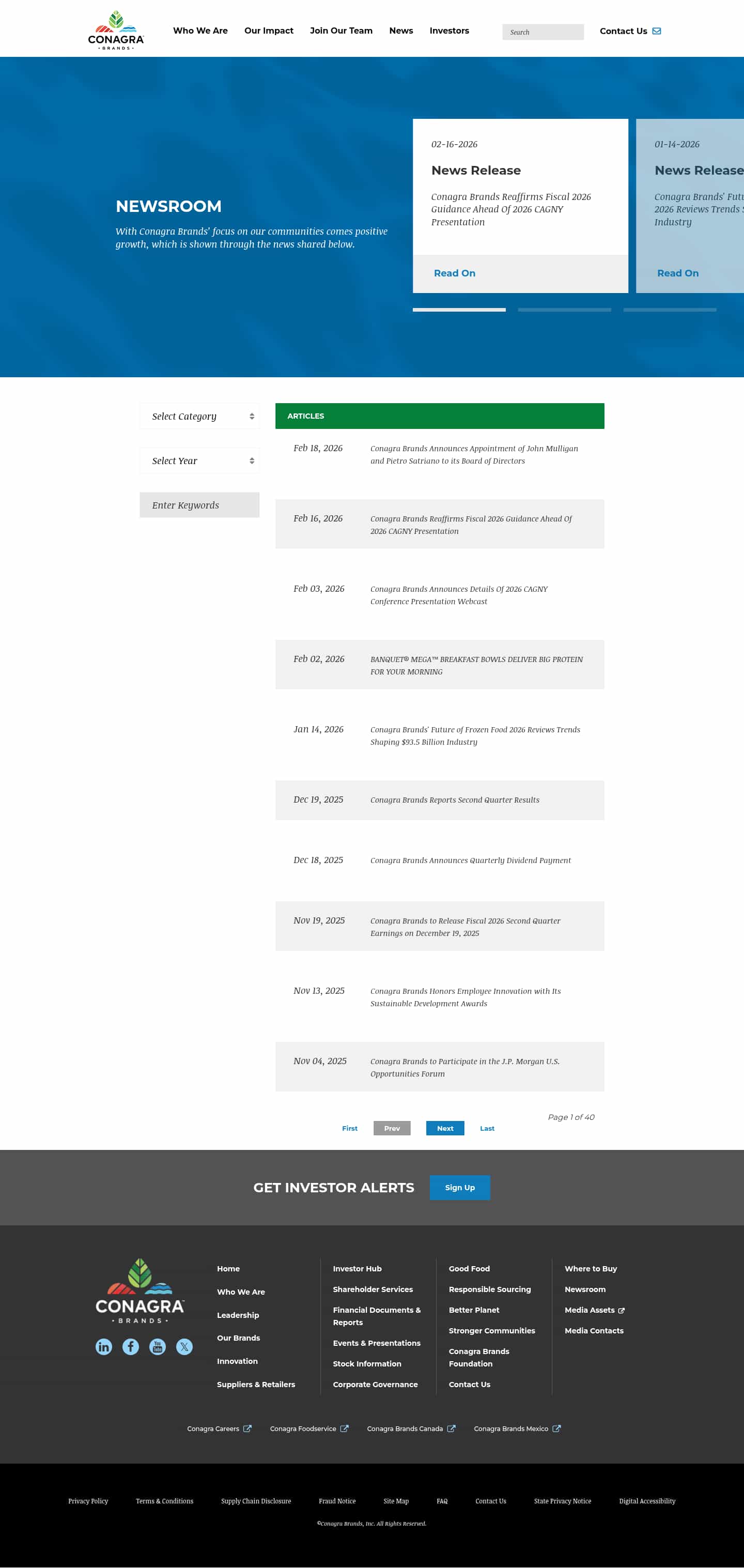 Latest website image capture