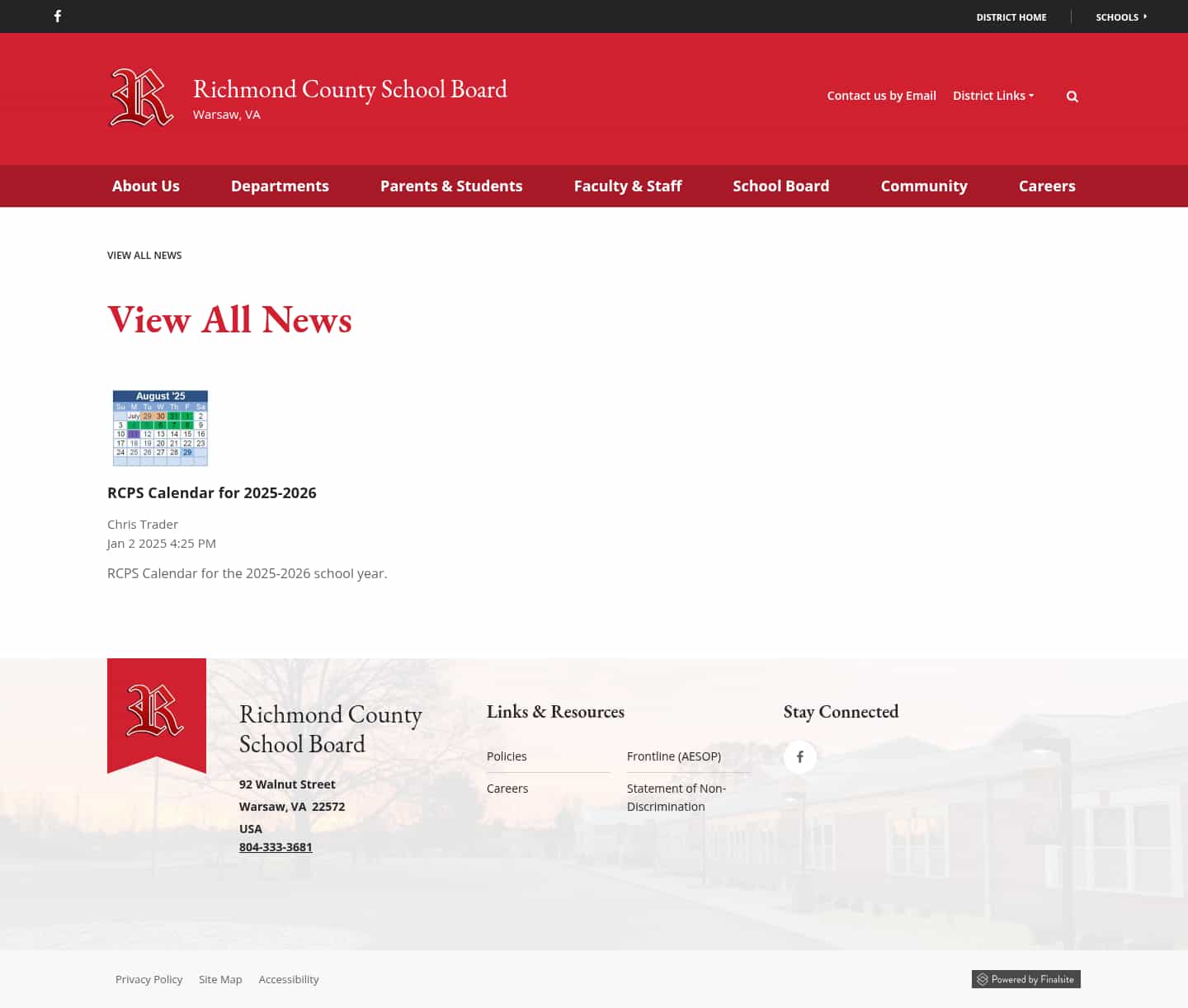 Latest website image capture