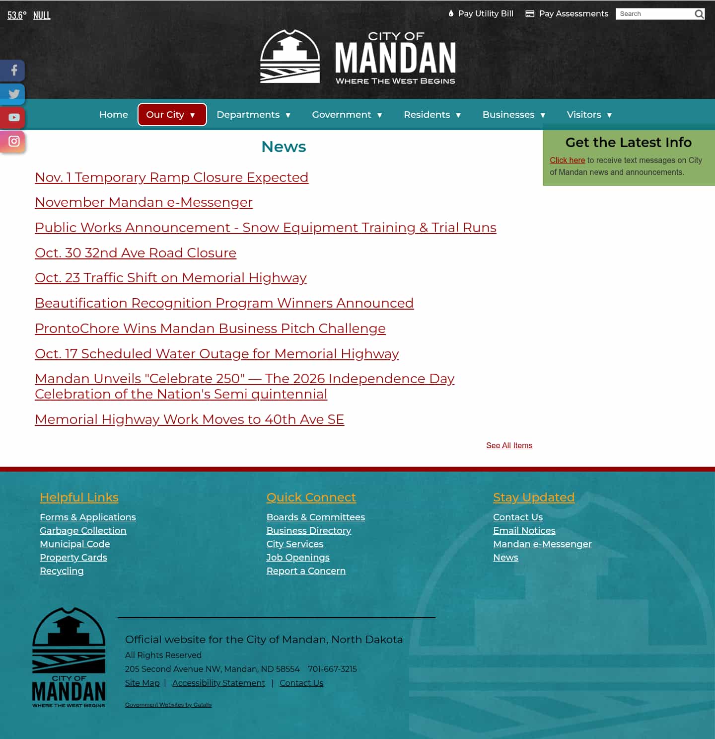 Latest website image capture