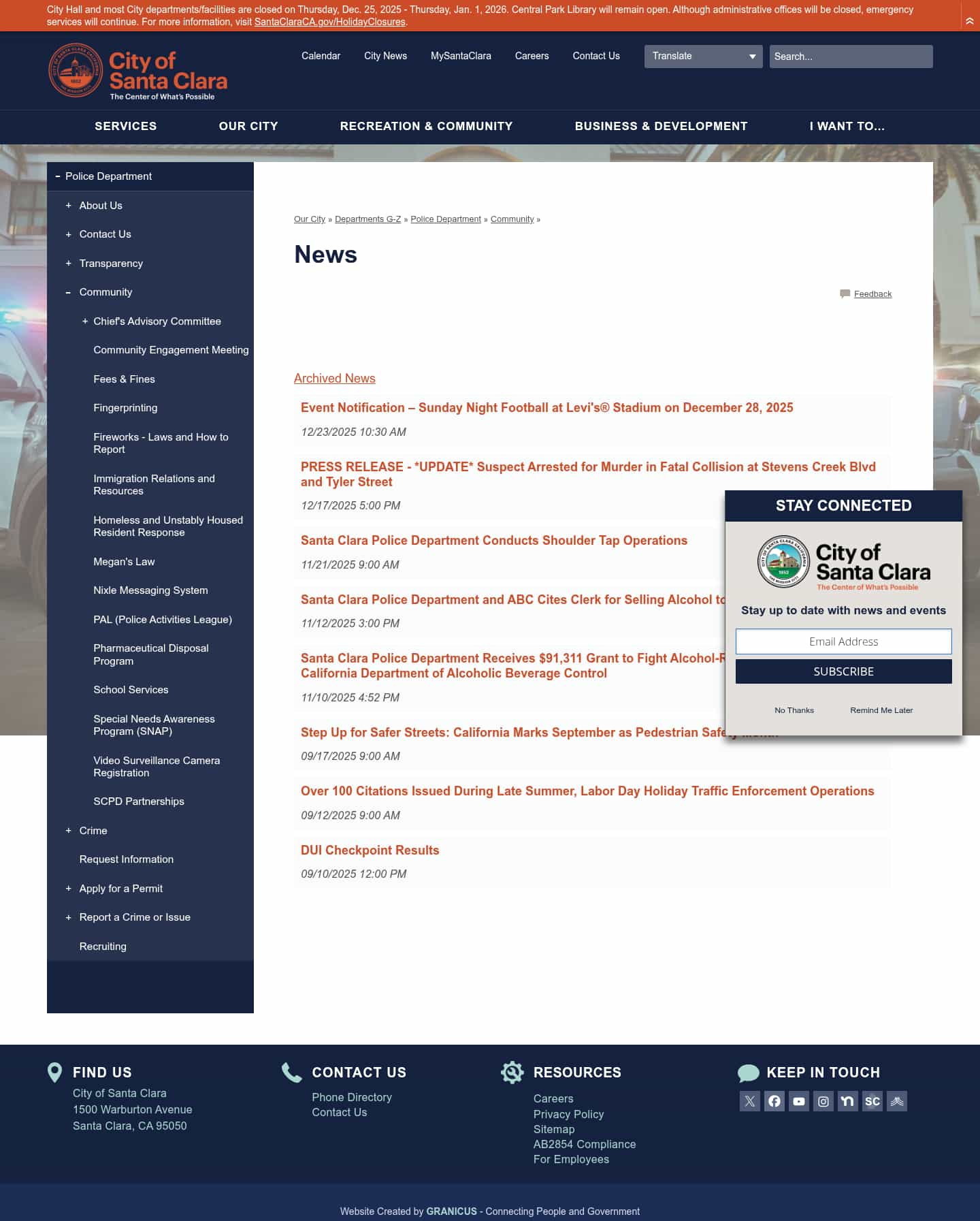 Latest website image capture