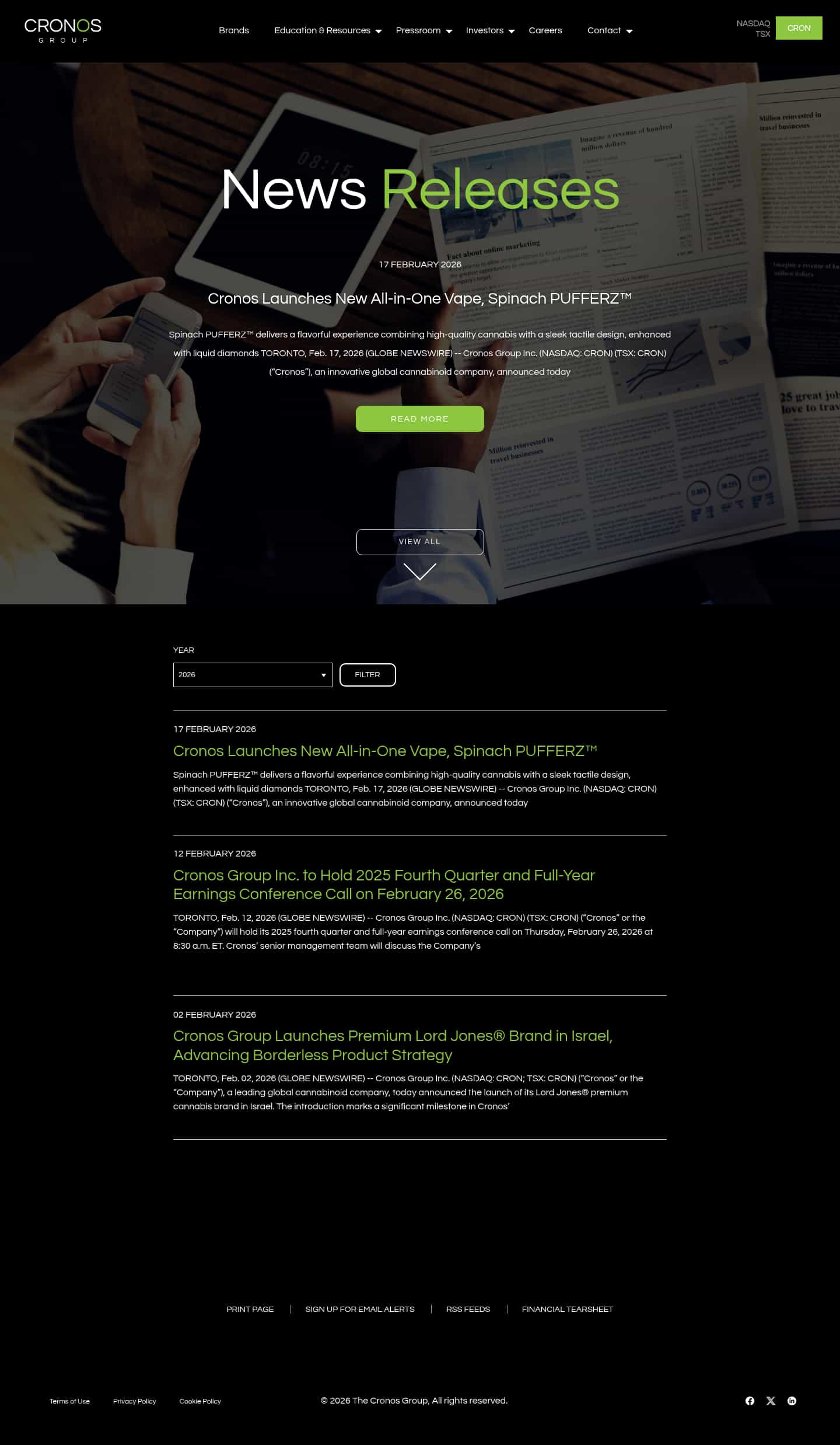 Latest website image capture