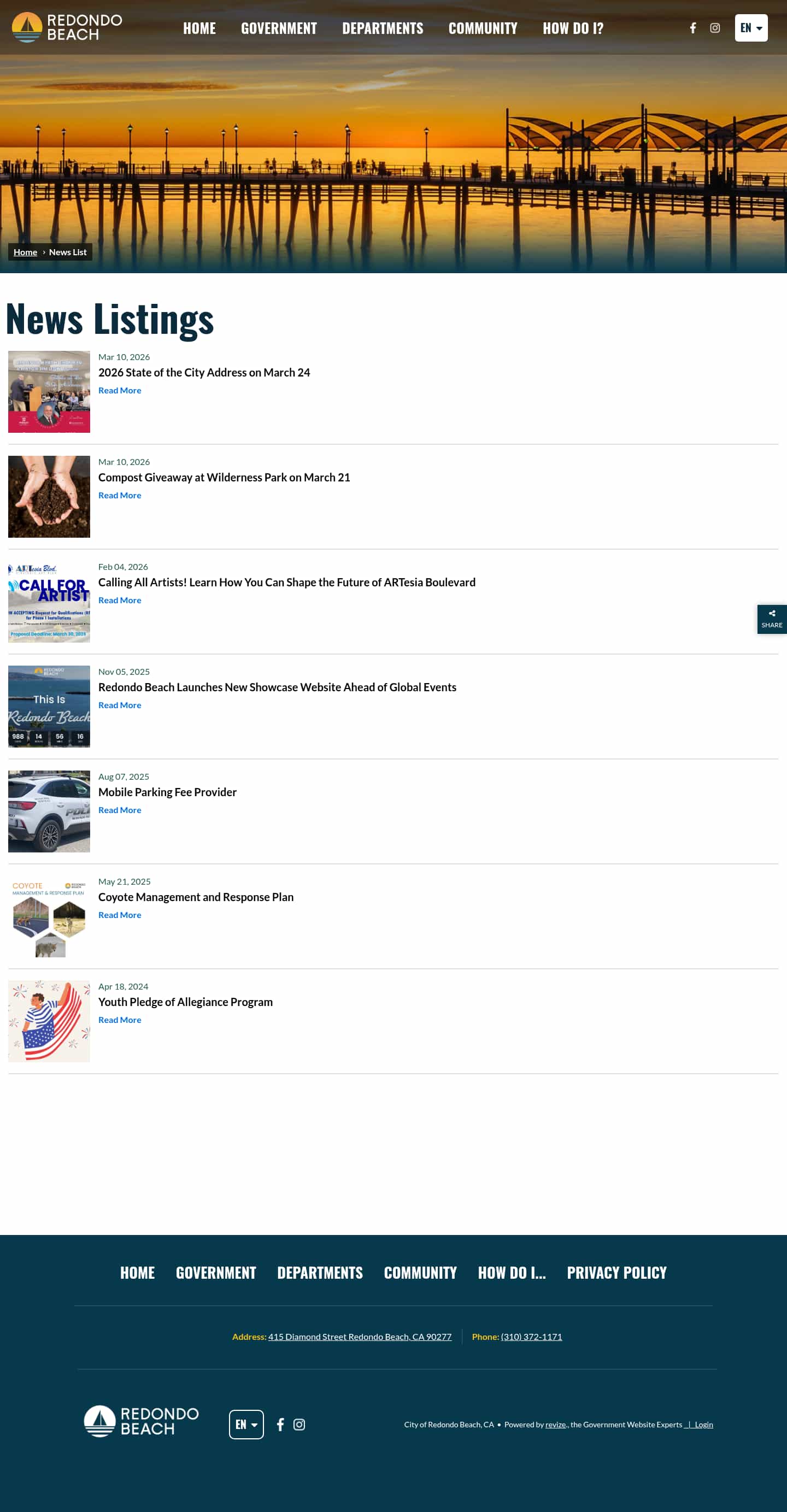 Latest website image capture