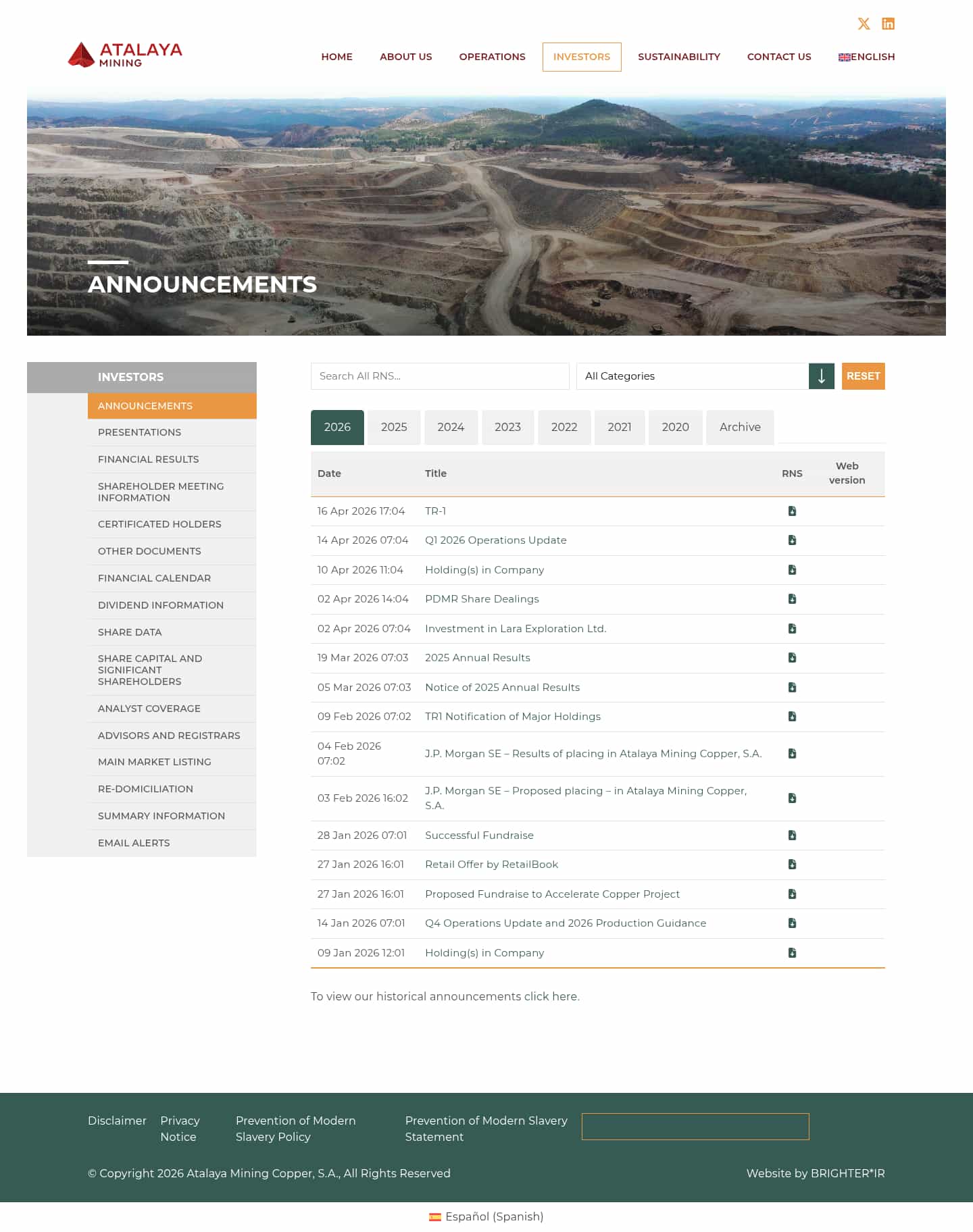 Latest website image capture