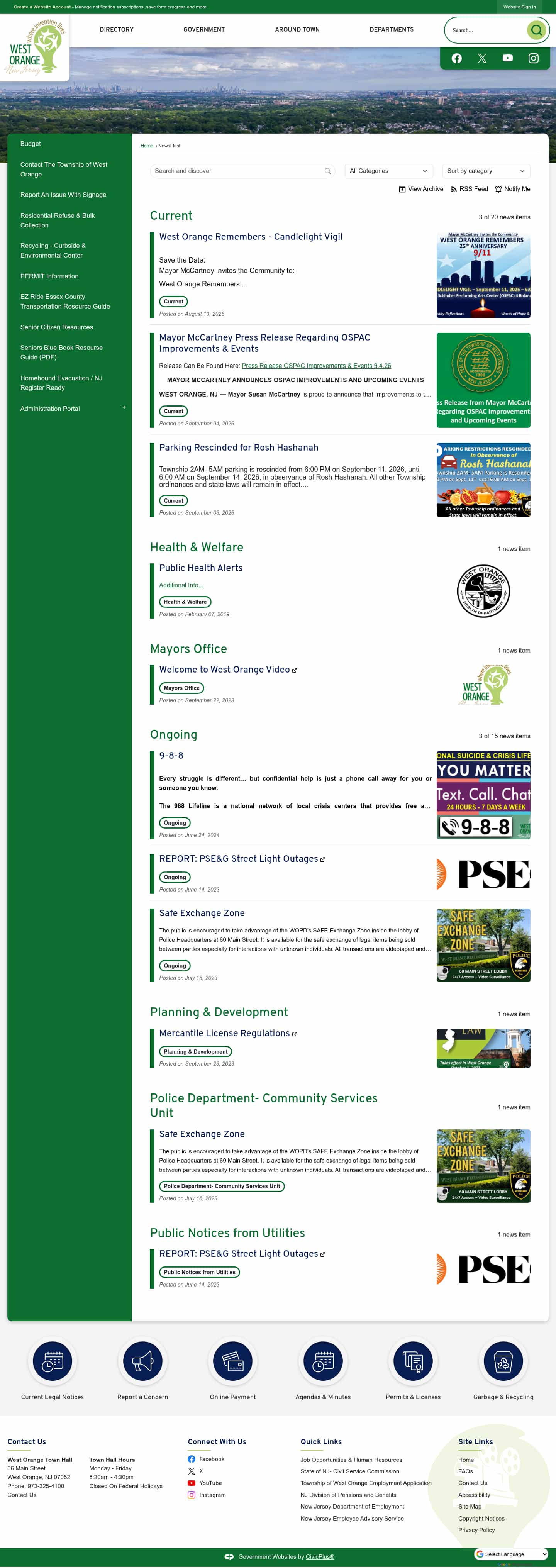 Latest website image capture