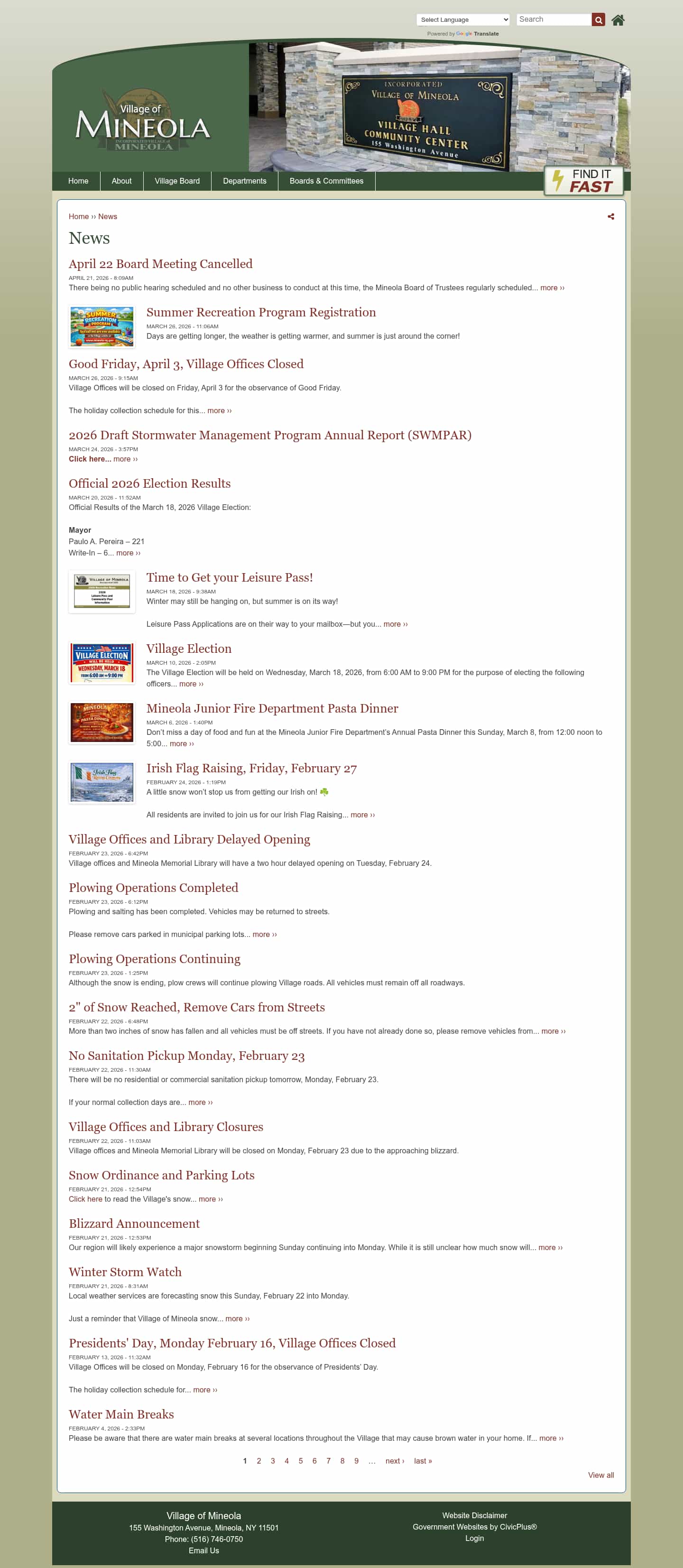 Latest website image capture