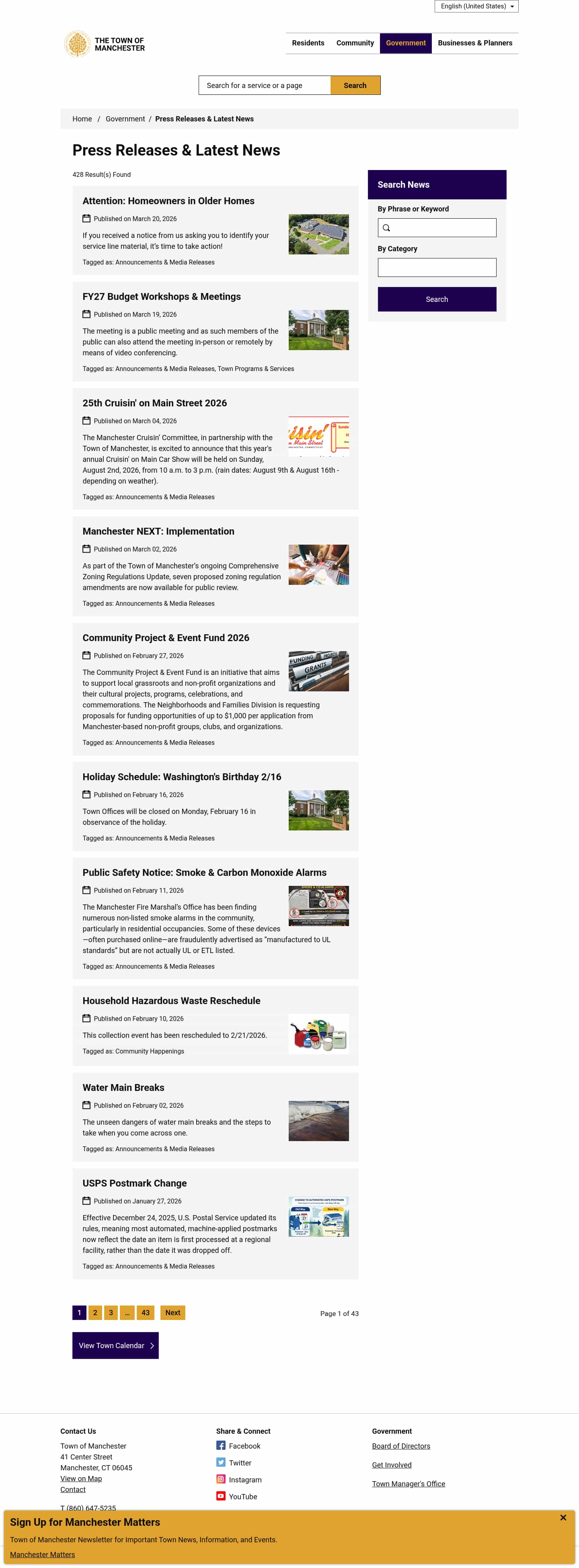 Latest website image capture