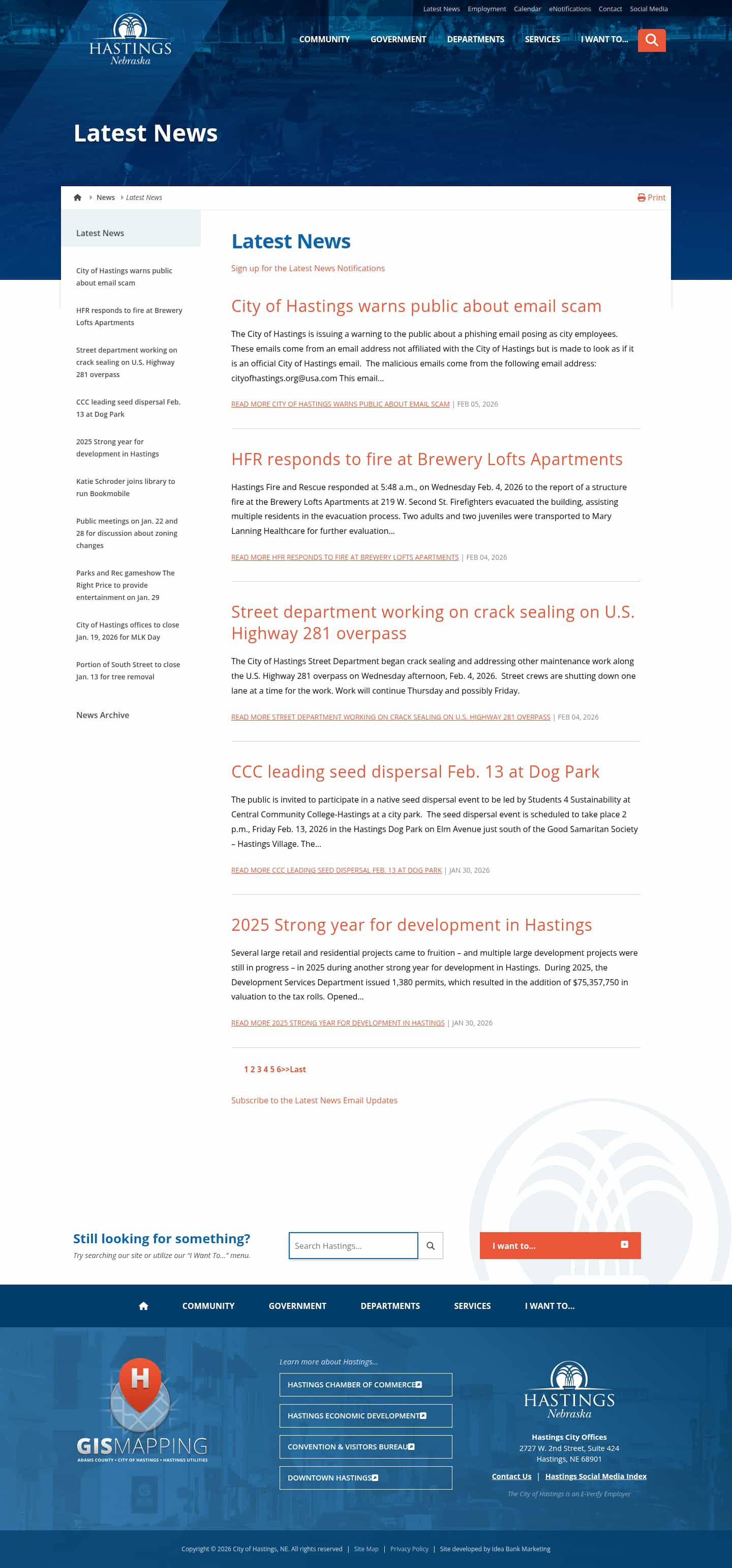 Latest website image capture