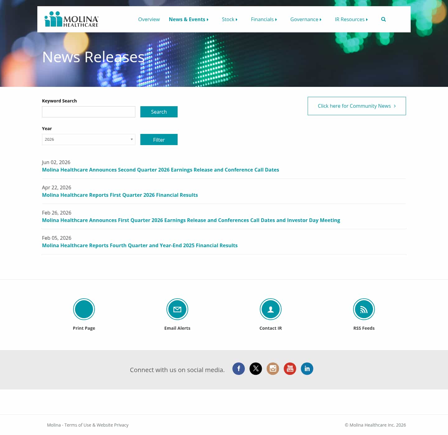 Latest website image capture