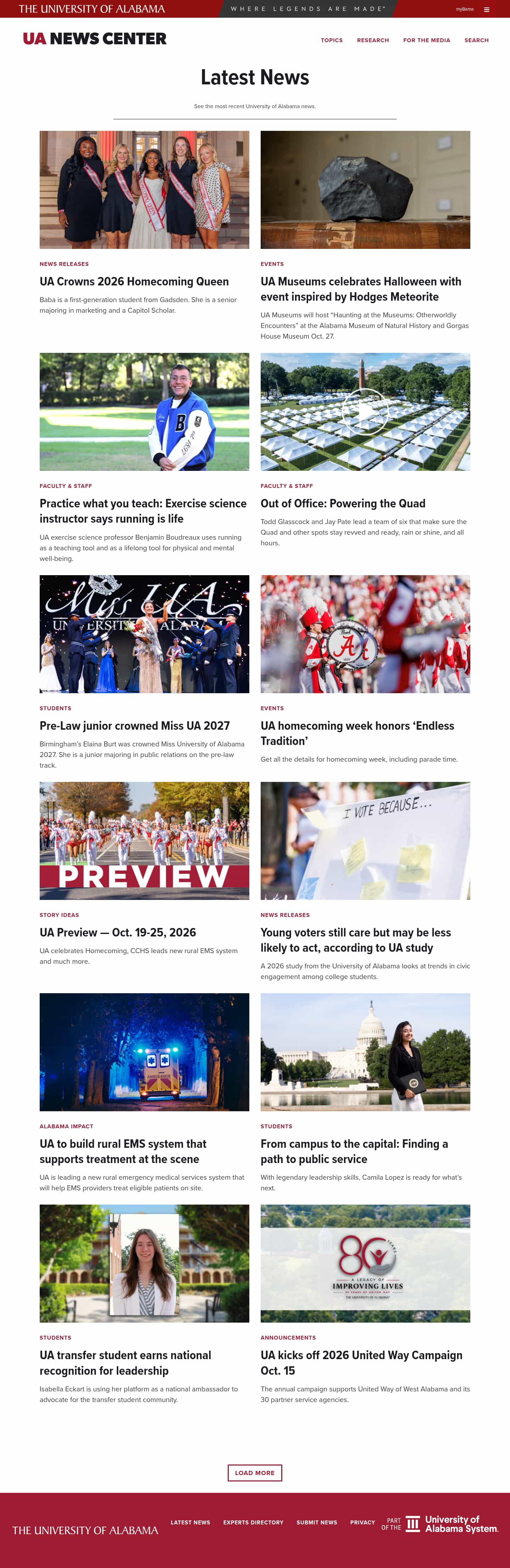 Latest website image capture