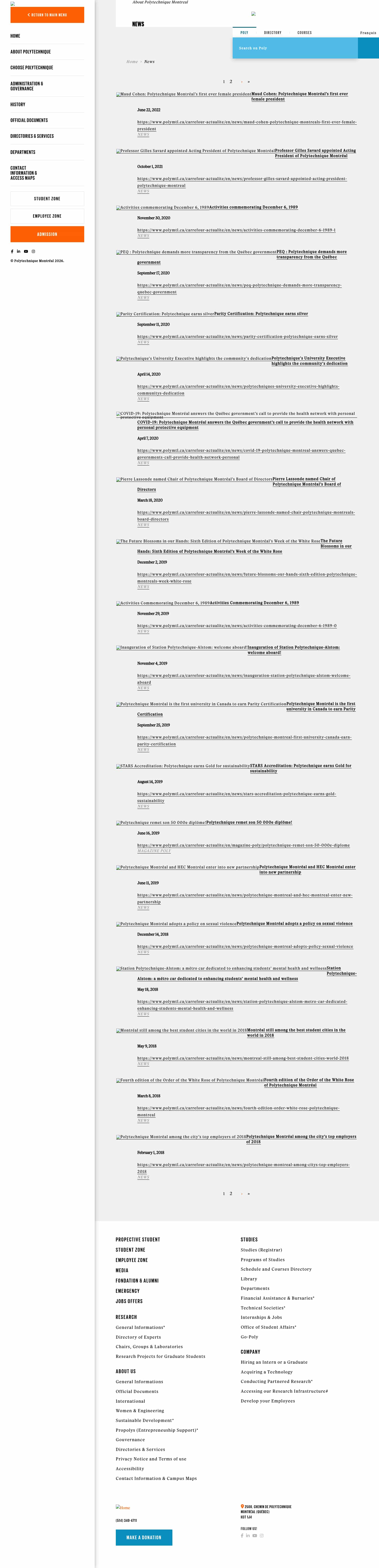 Latest website image capture