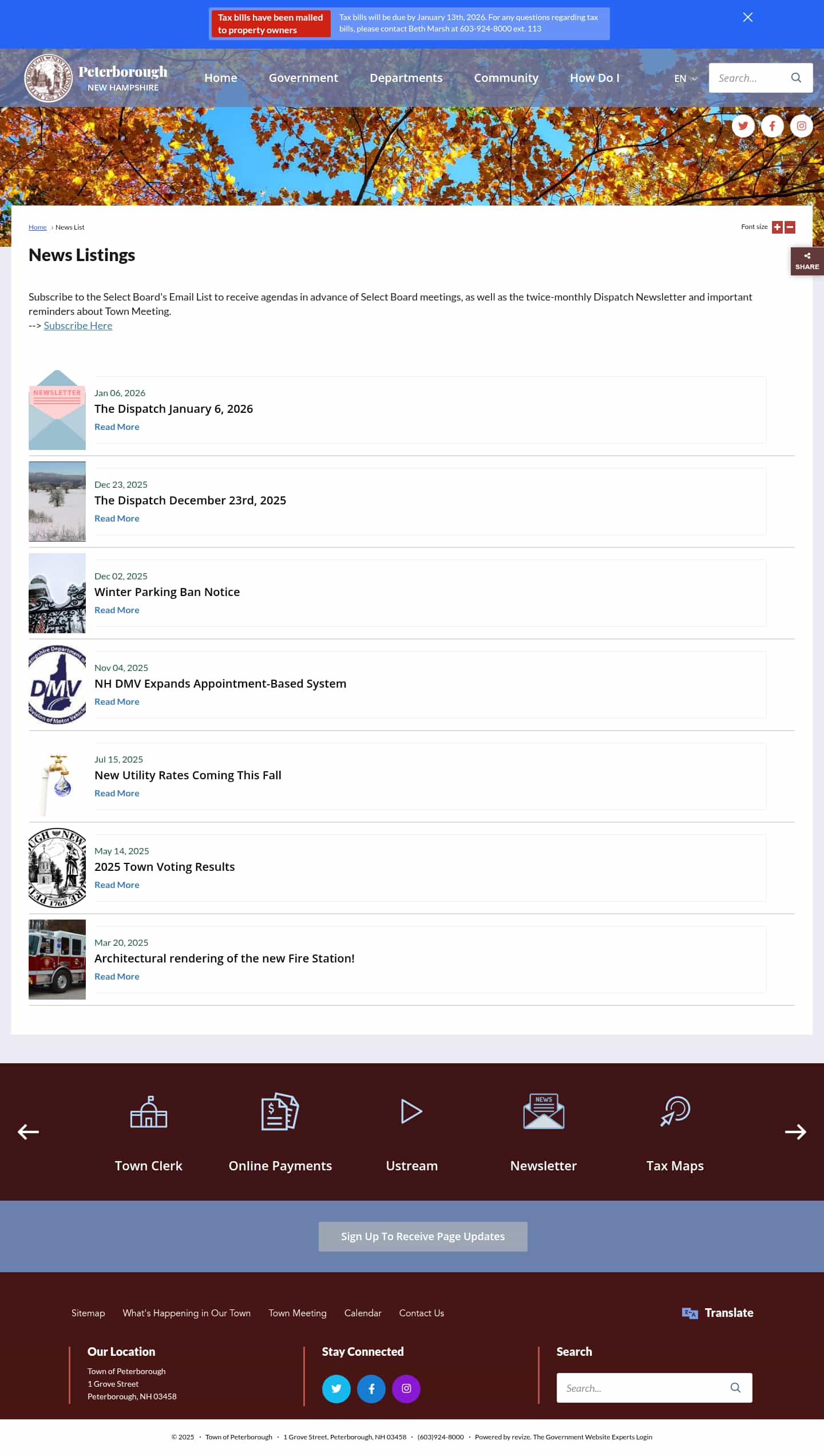 Latest website image capture