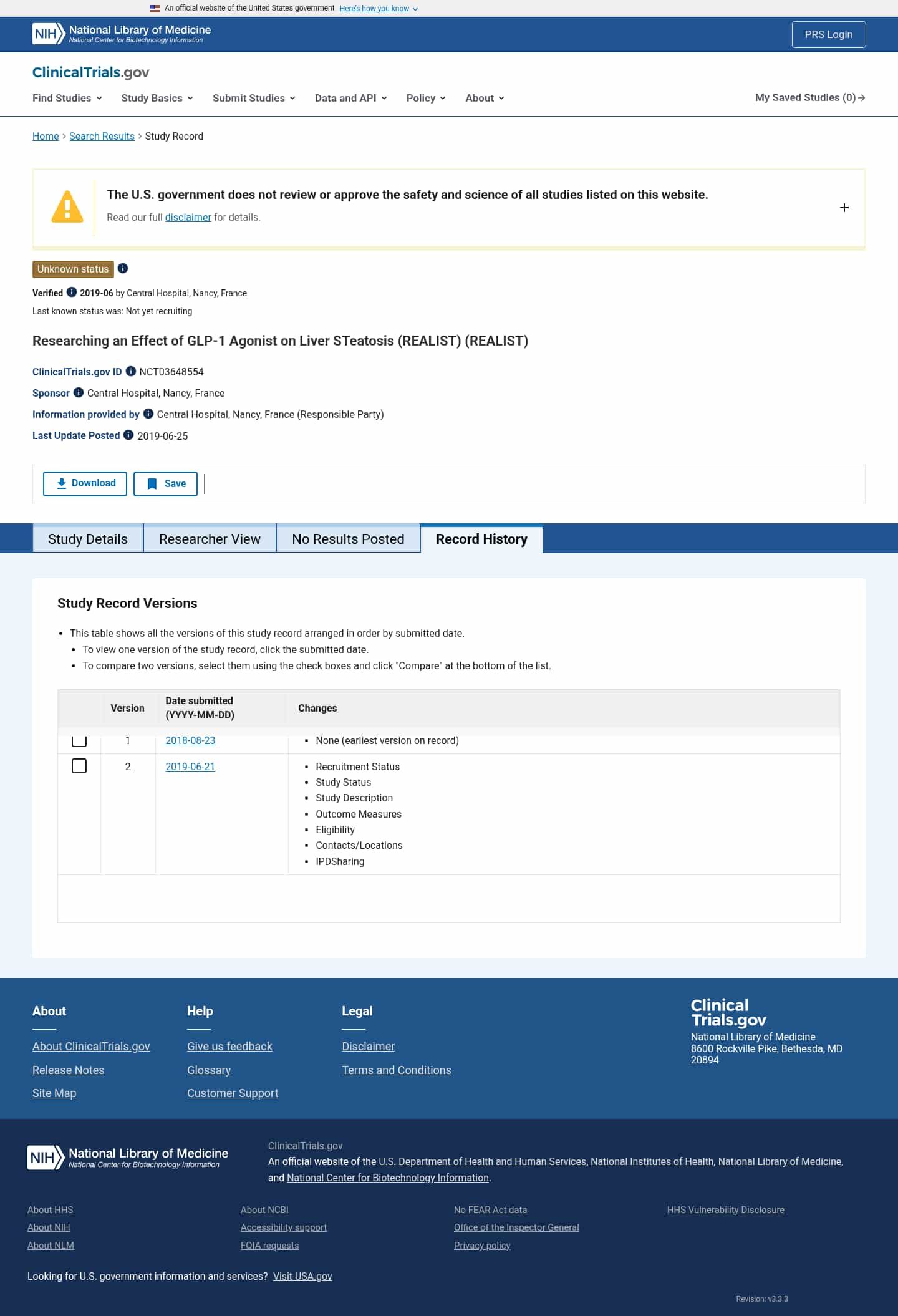 Latest website image capture